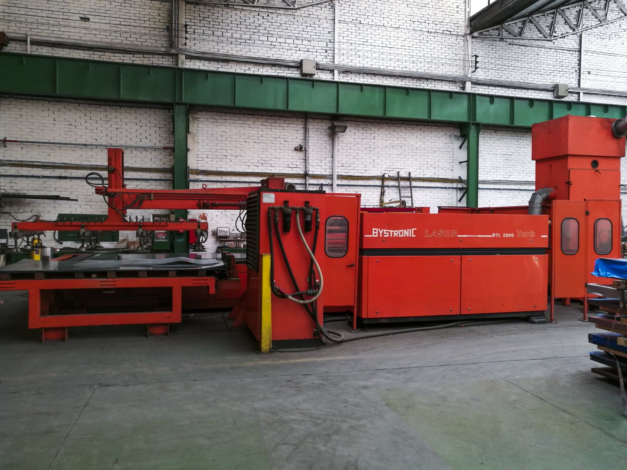 Werkruimte  van  Bystronic  Bystar 3015 BTL 2800 machine