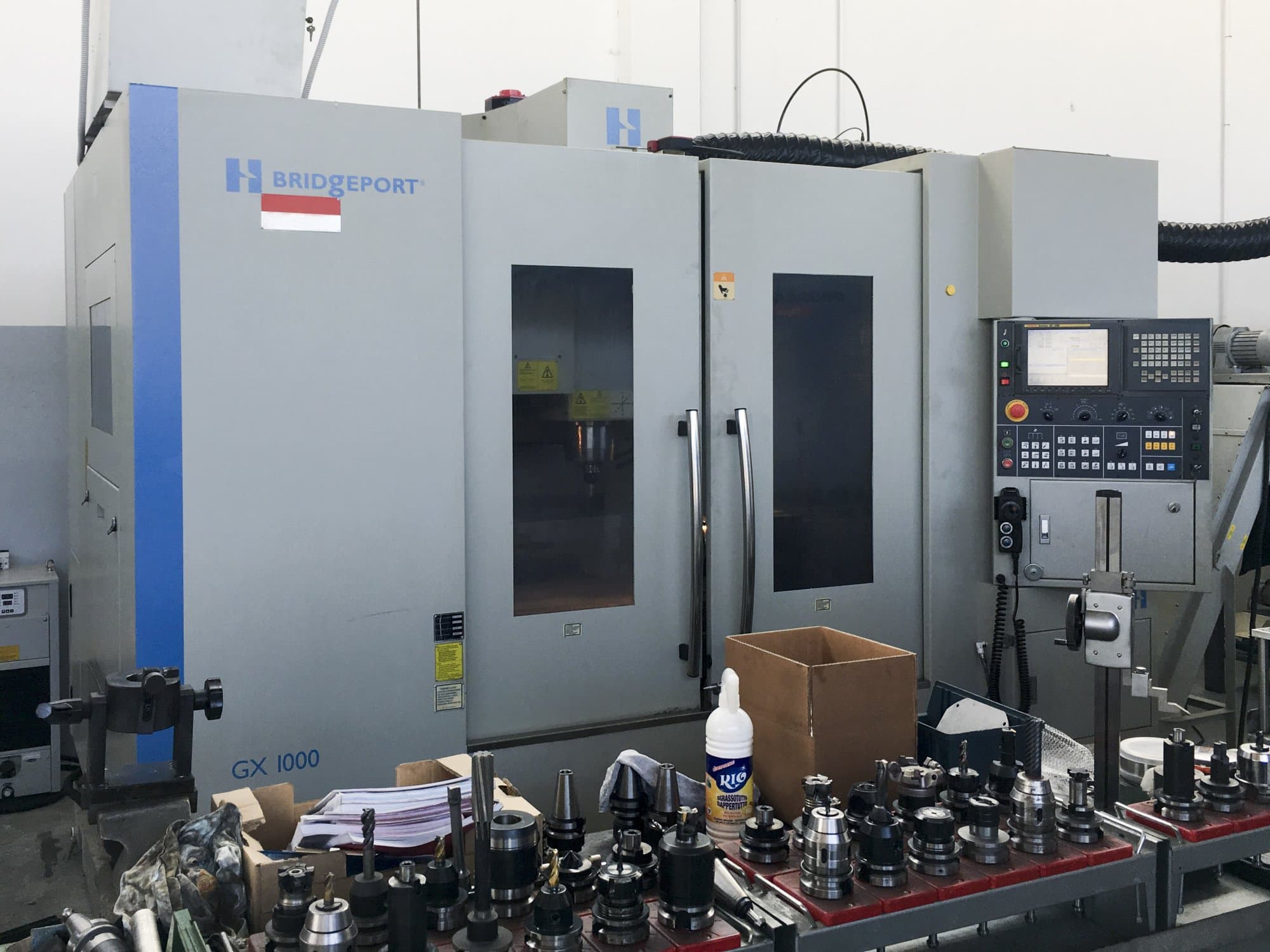 Vooraanzicht  1 van Bridgeport GX 1000 machine