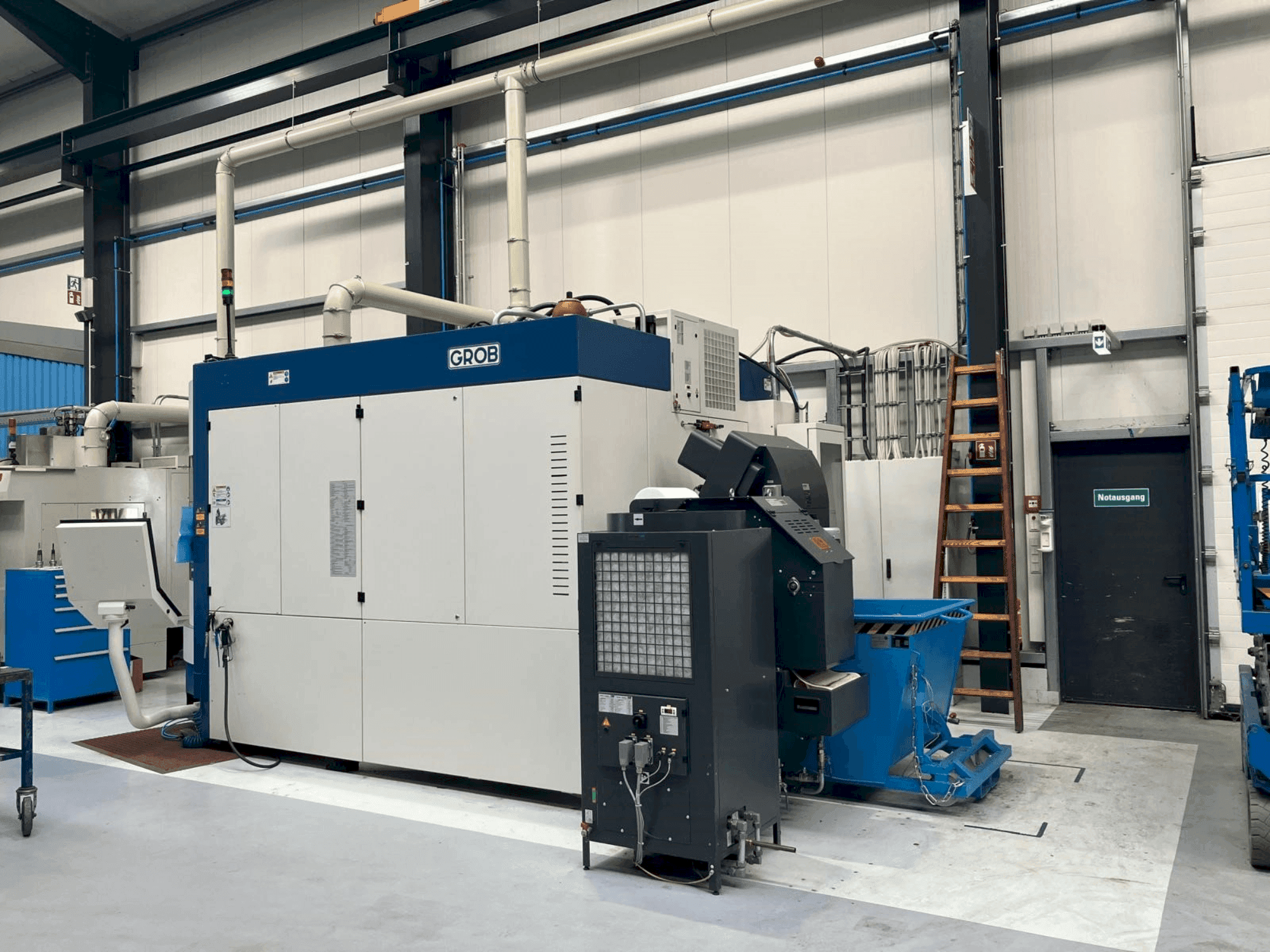 Vooraanzicht van GROB G550a machine