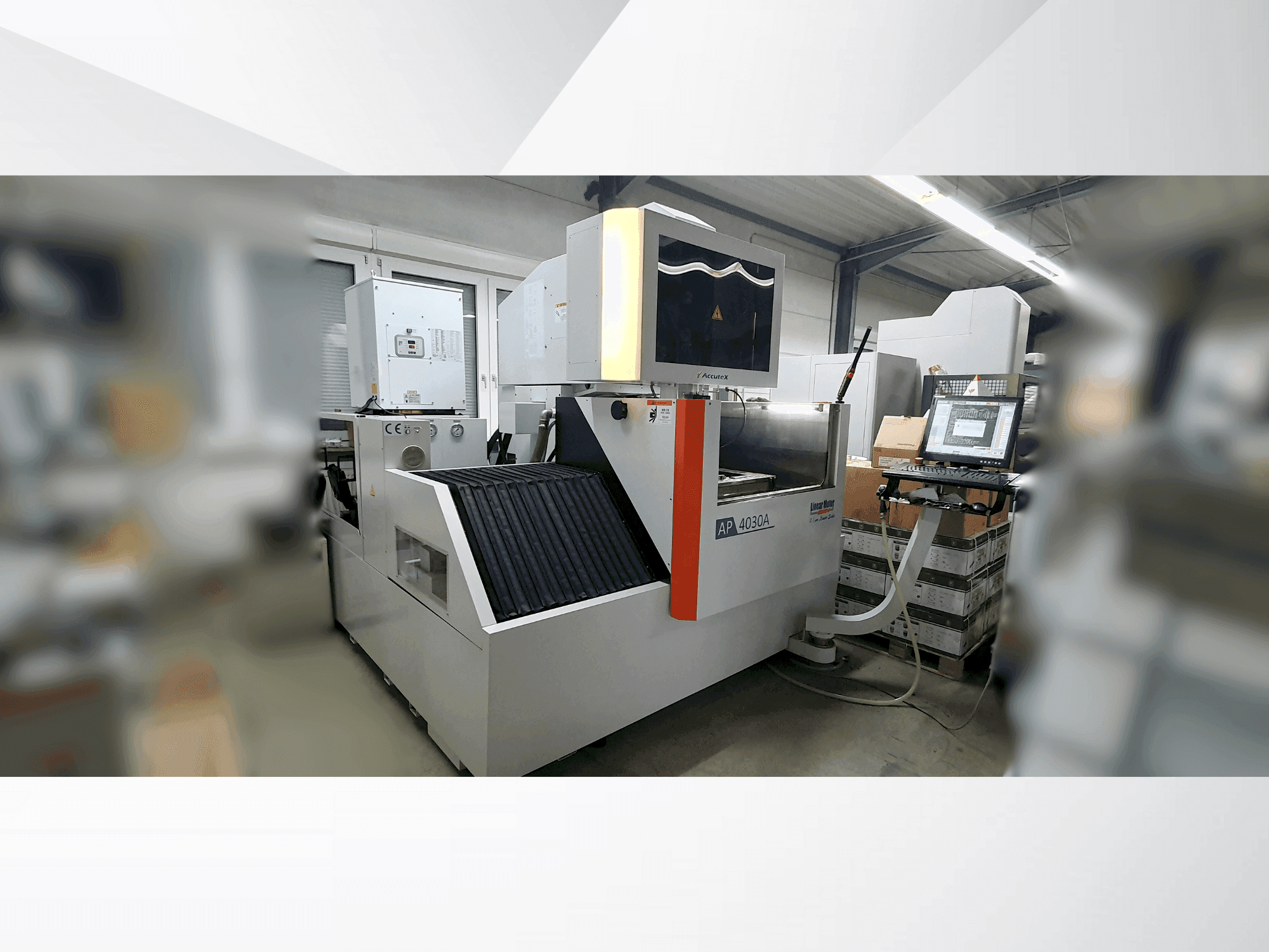 Vooraanzicht van AccuteX AP 4030A machine