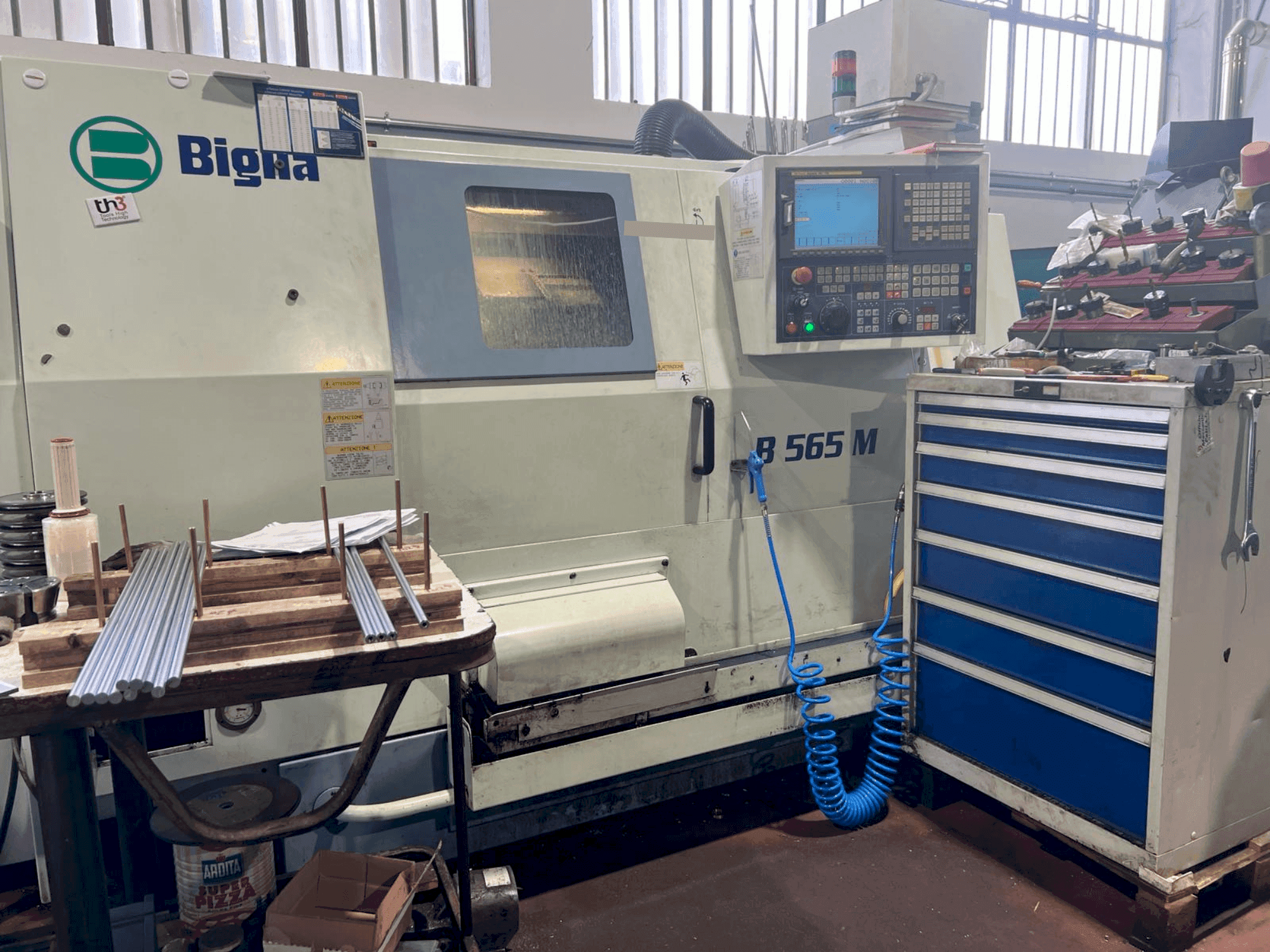 Vooraanzicht van Biglia B565M machine