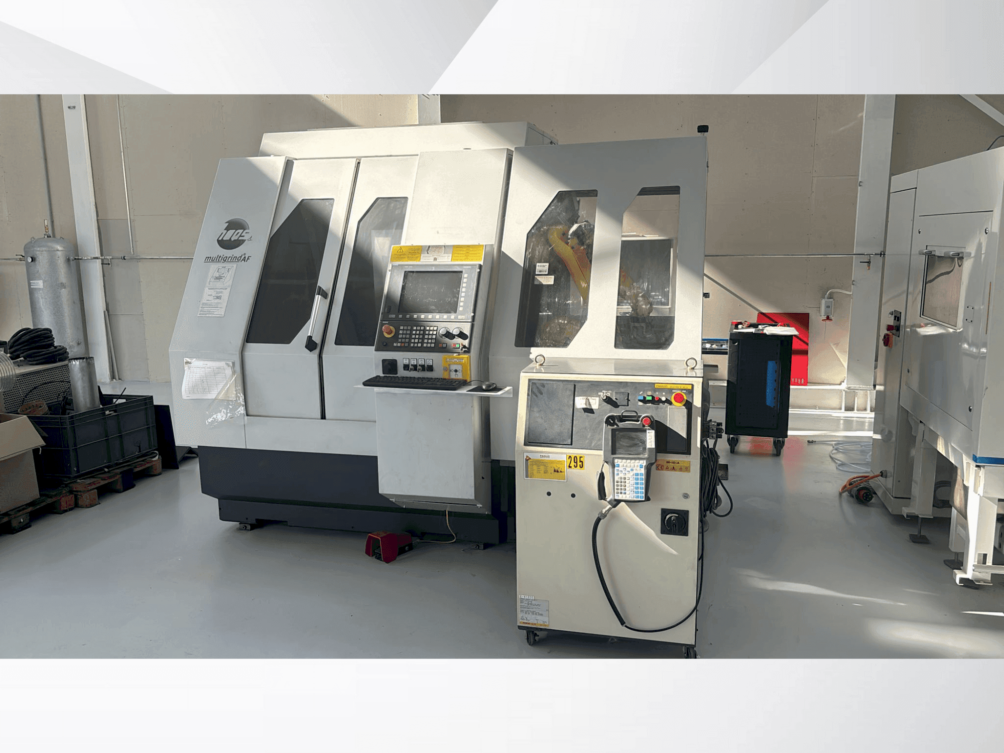 Vooraanzicht van HAAS Multigrind AF/SL machine