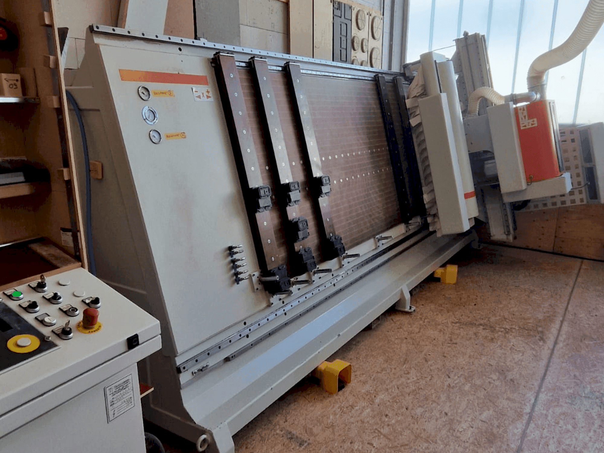 Vooraanzicht van TECNOTEAM TECNOFLEX machine
