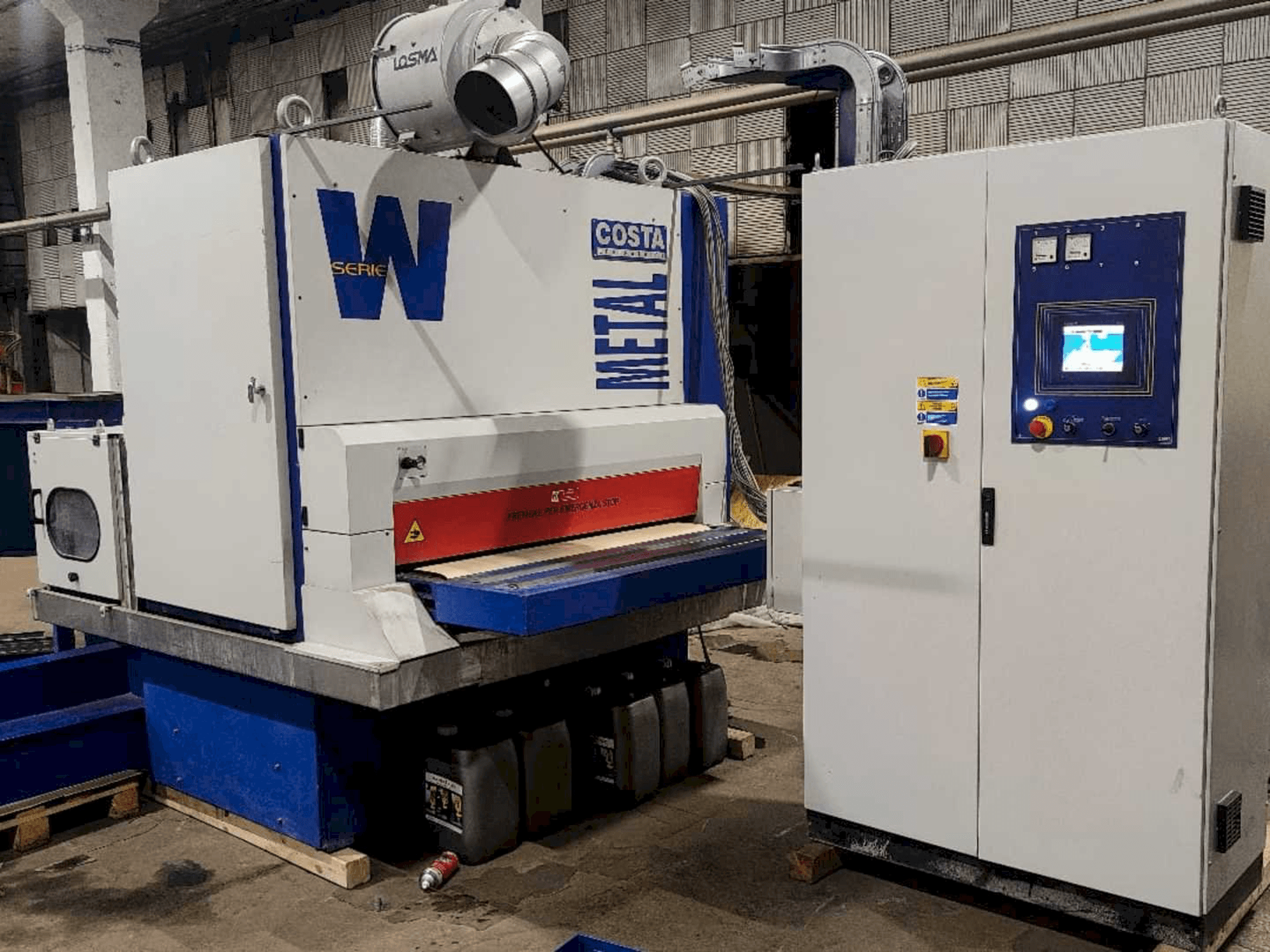 Vooraanzicht van Costa WD CV 1300 machine