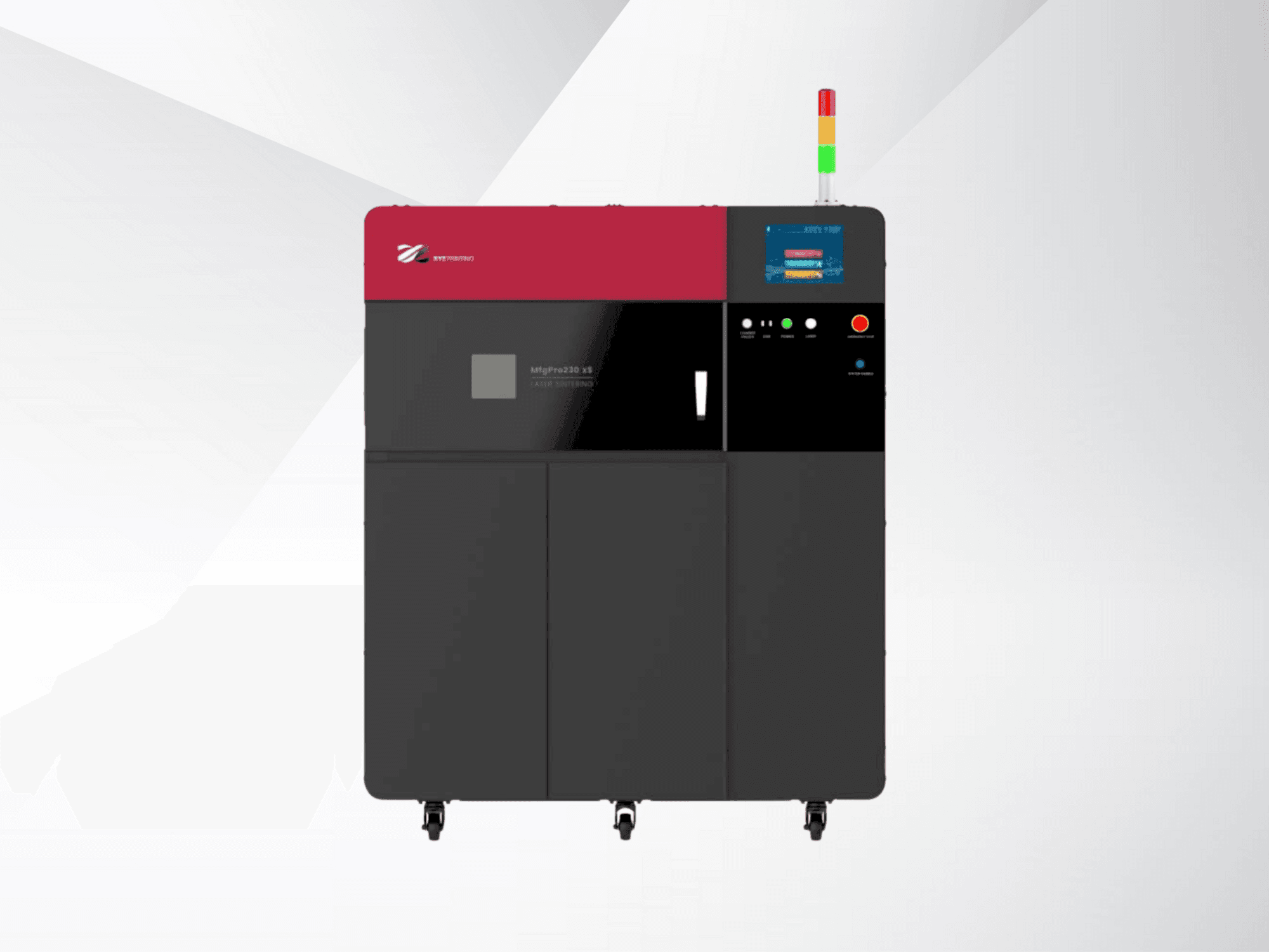 Vooraanzicht van XYZprinting MfgPro230 xS machine