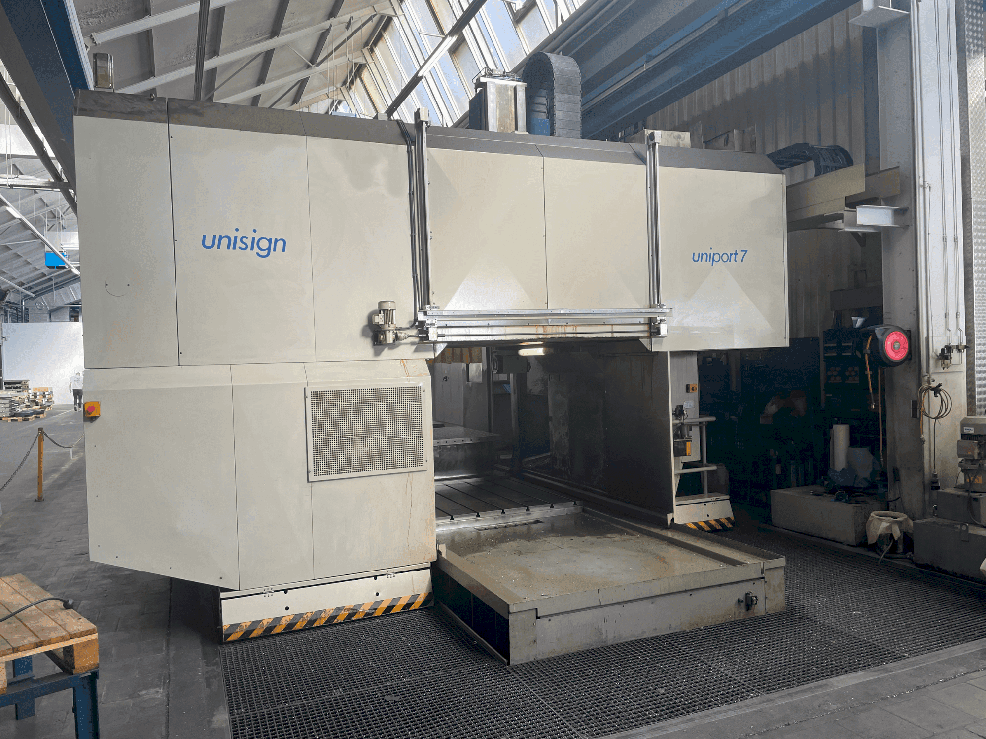Vooraanzicht van Unisign UNIPORT 7 machine