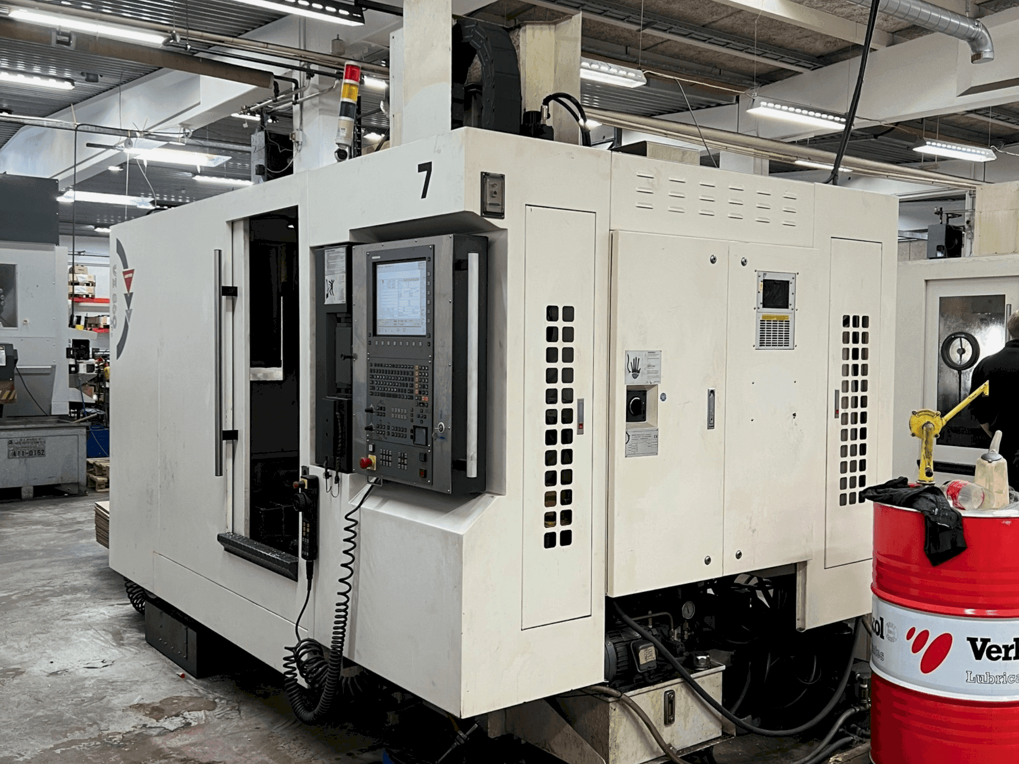 Vooraanzicht van WEMAS VZ 860 APC machine