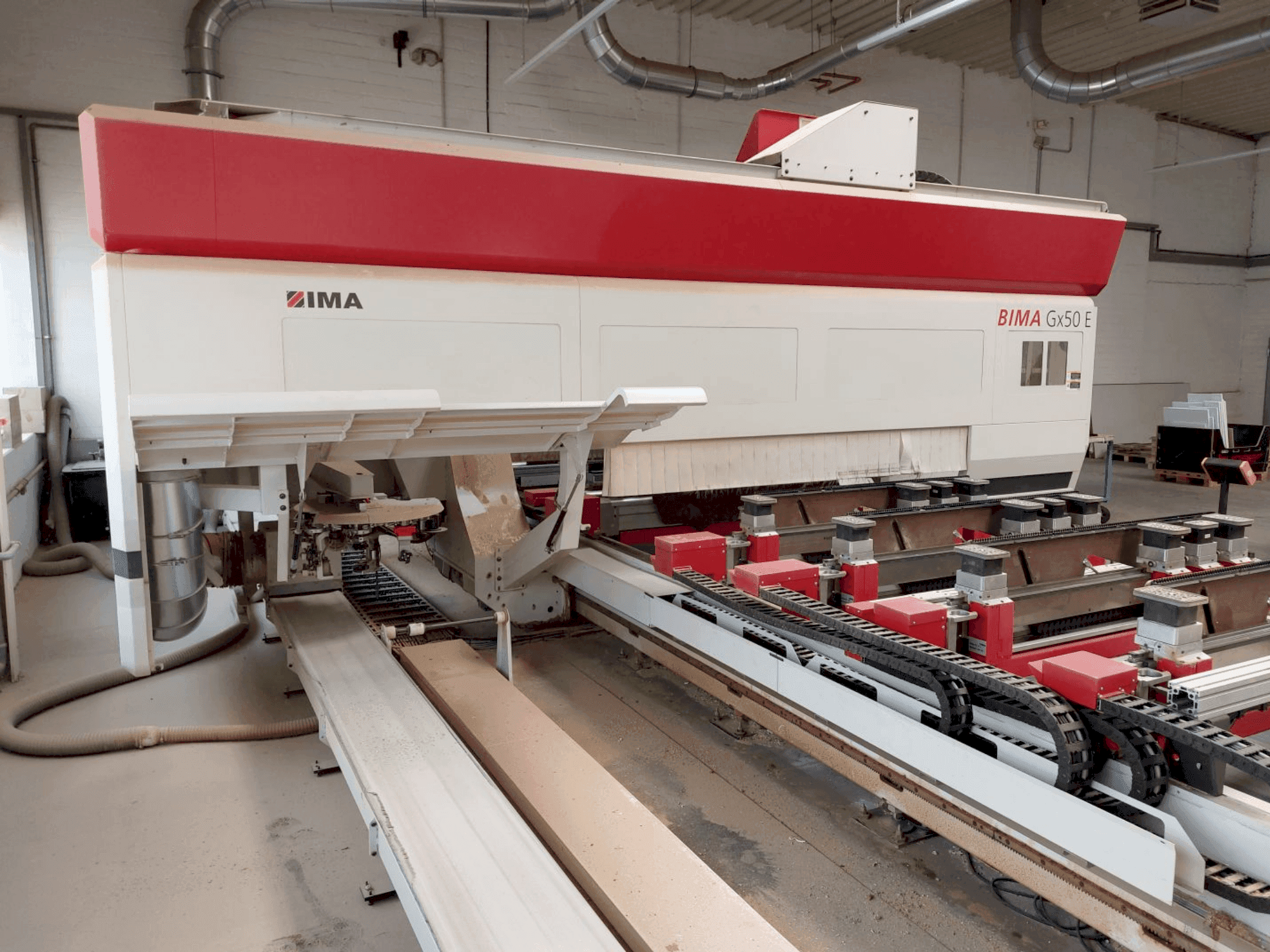 Vooraanzicht van IMA BIMA Gx50 E 160/630 CNC Processing Center machine