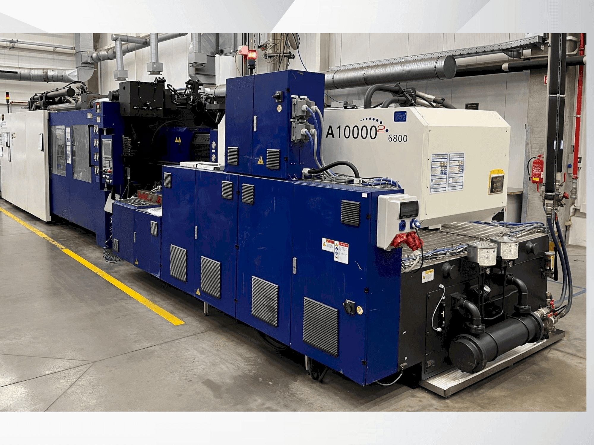 Vooraanzicht van HAITIAN MARS MA10000 II machine