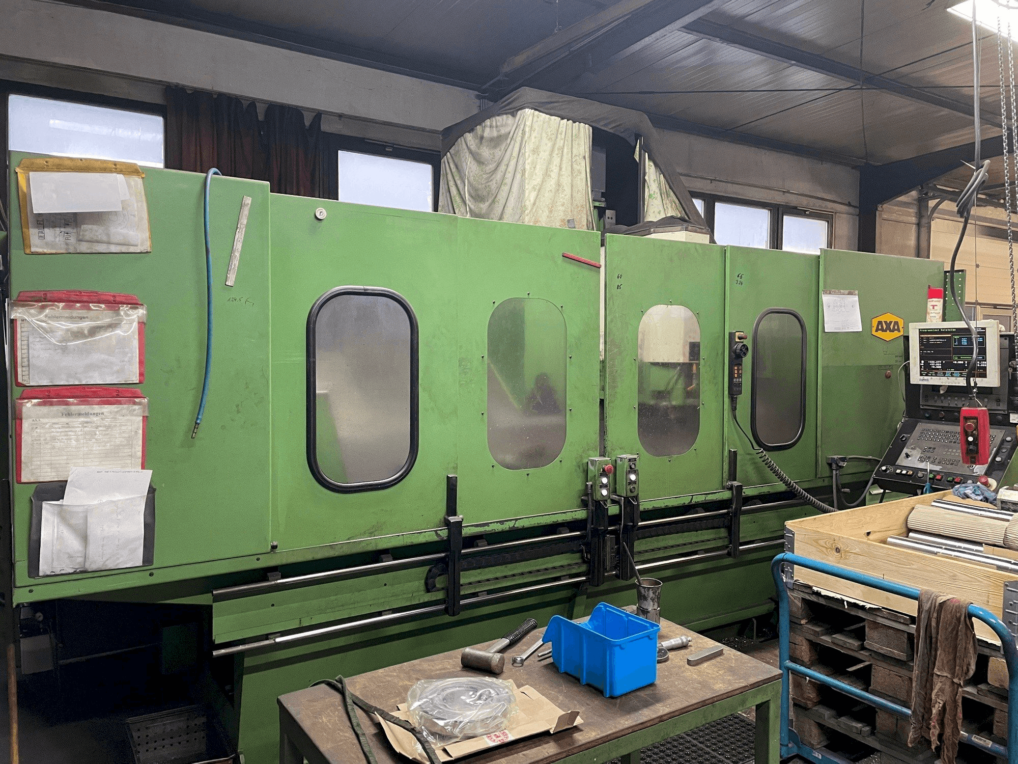 Vooraanzicht van AXA VSC 2 machine