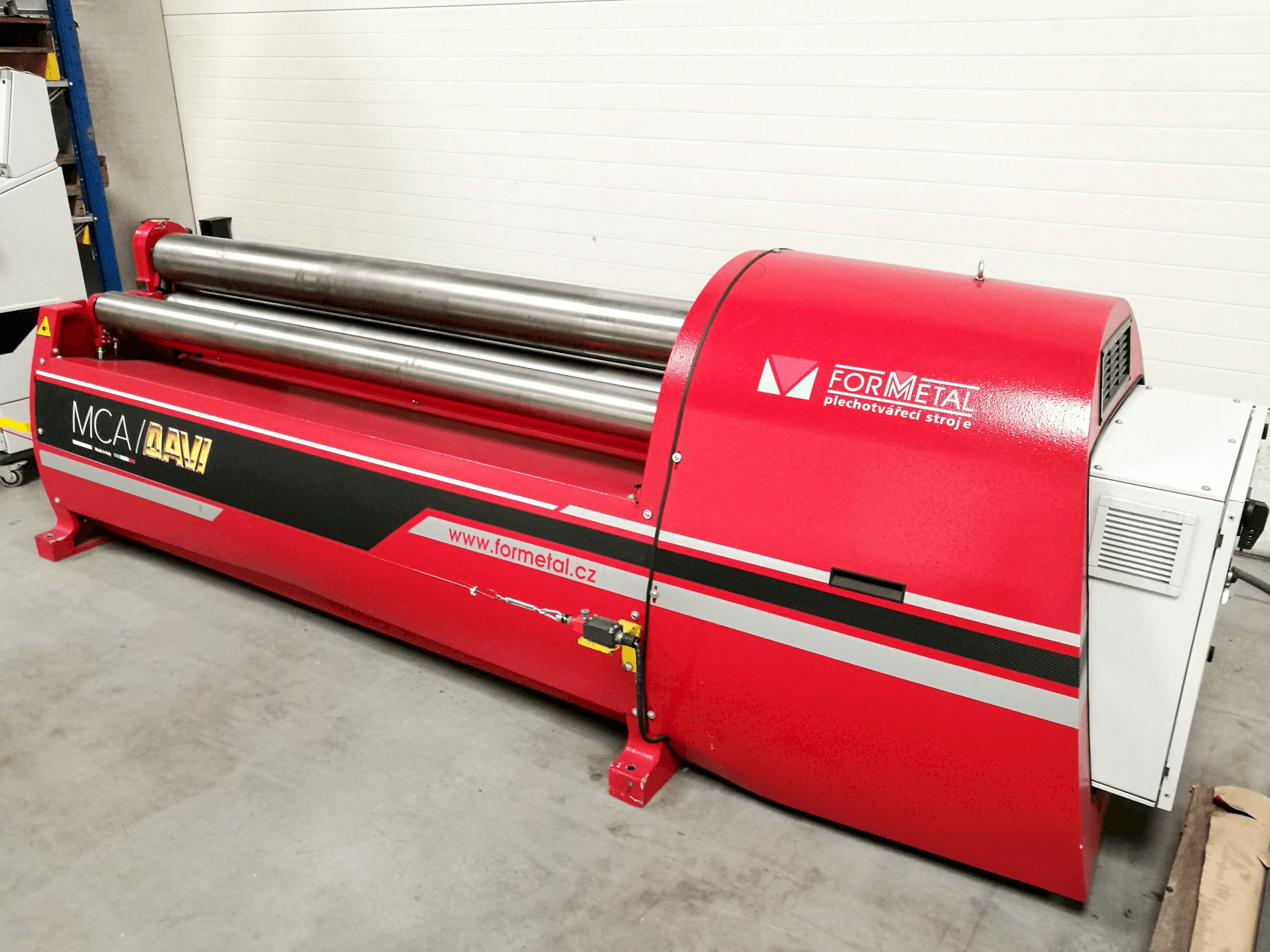 Recht aanzicht van Davi MCA 2017 machine