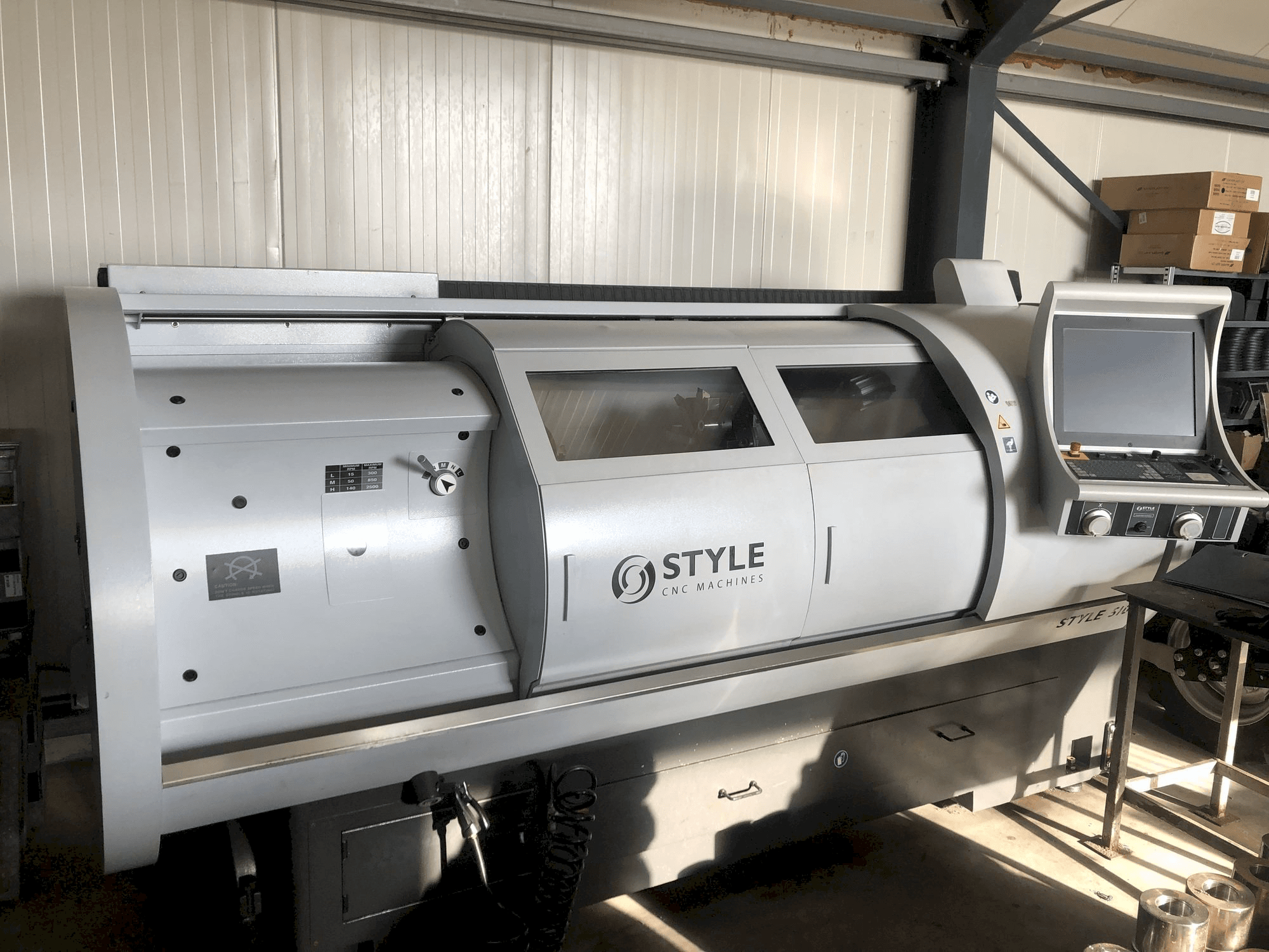 Vooraanzicht van STYLE 510 machine