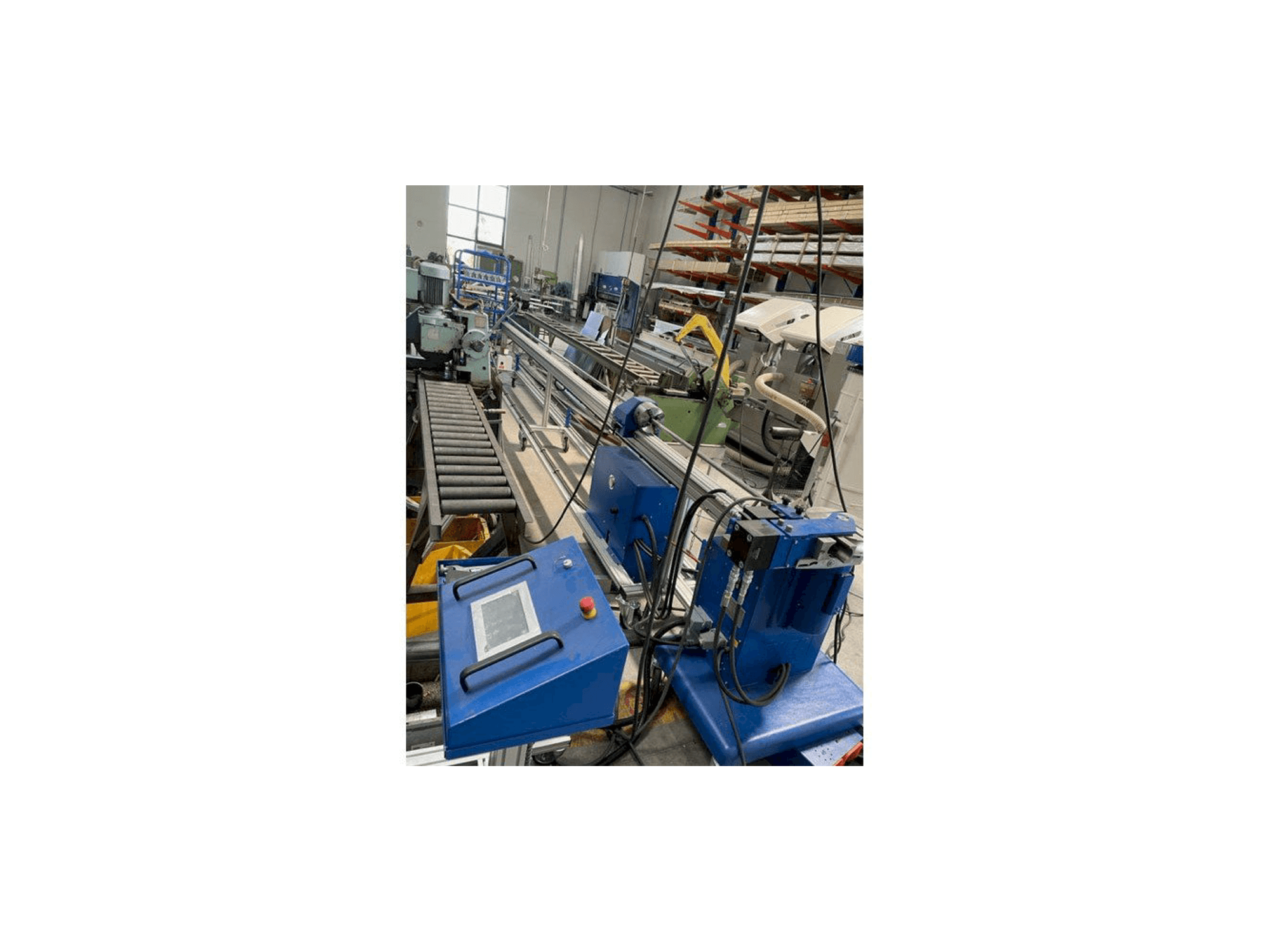 Vooraanzicht van JUTEC 5060 machine