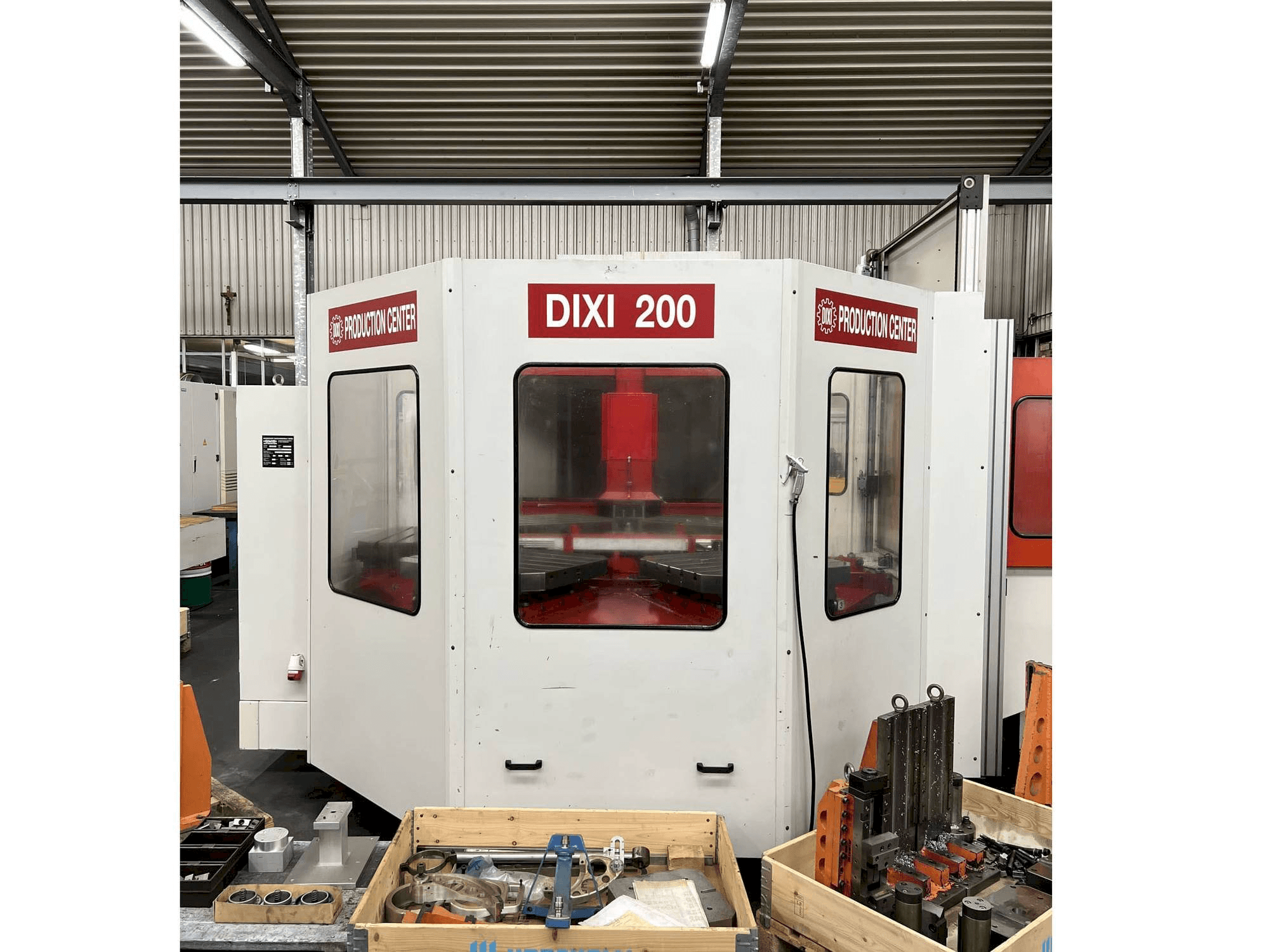 Vooraanzicht van DIXI 200 machine