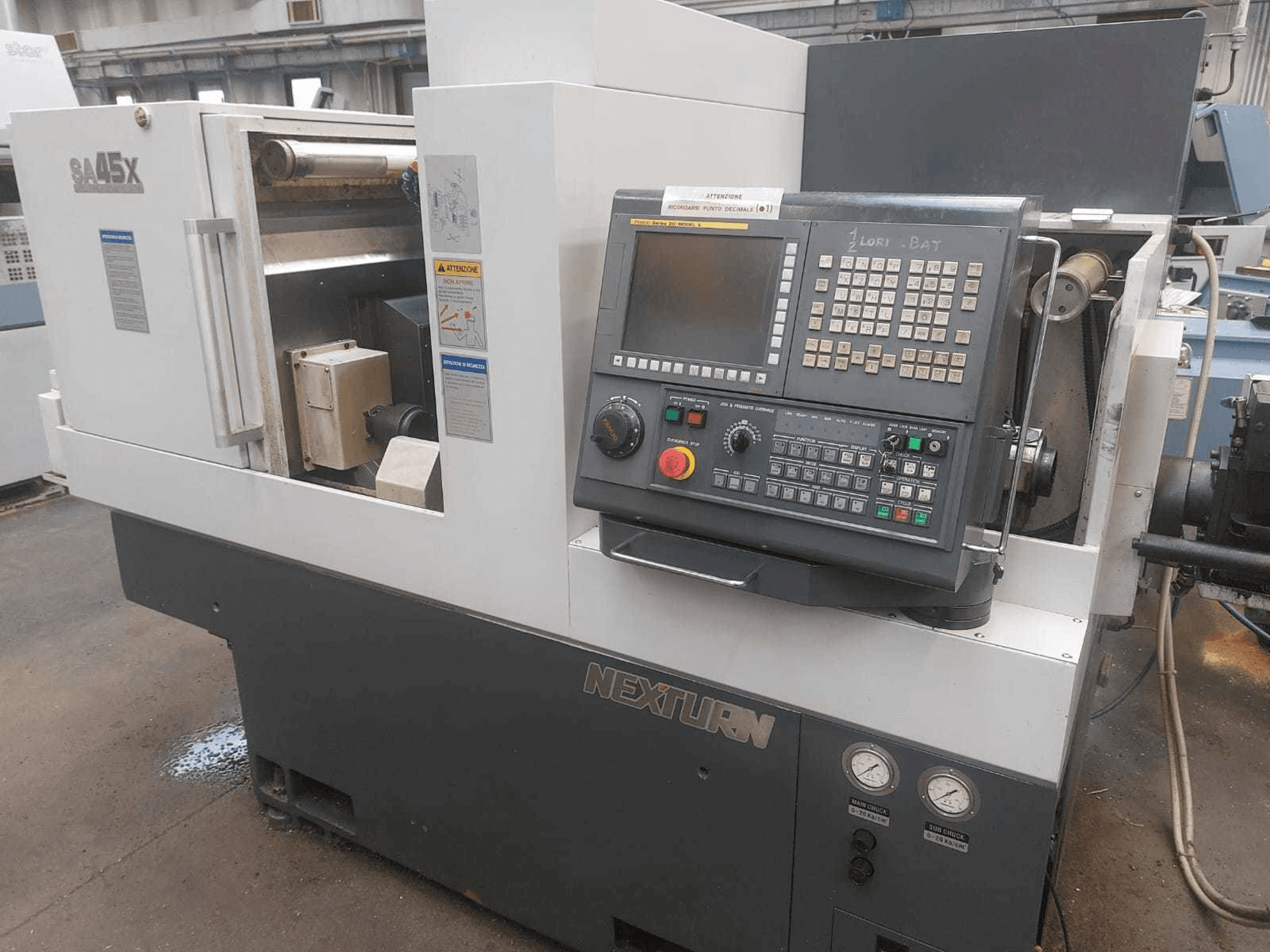 Vooraanzicht van Nexturn SA 45X machine