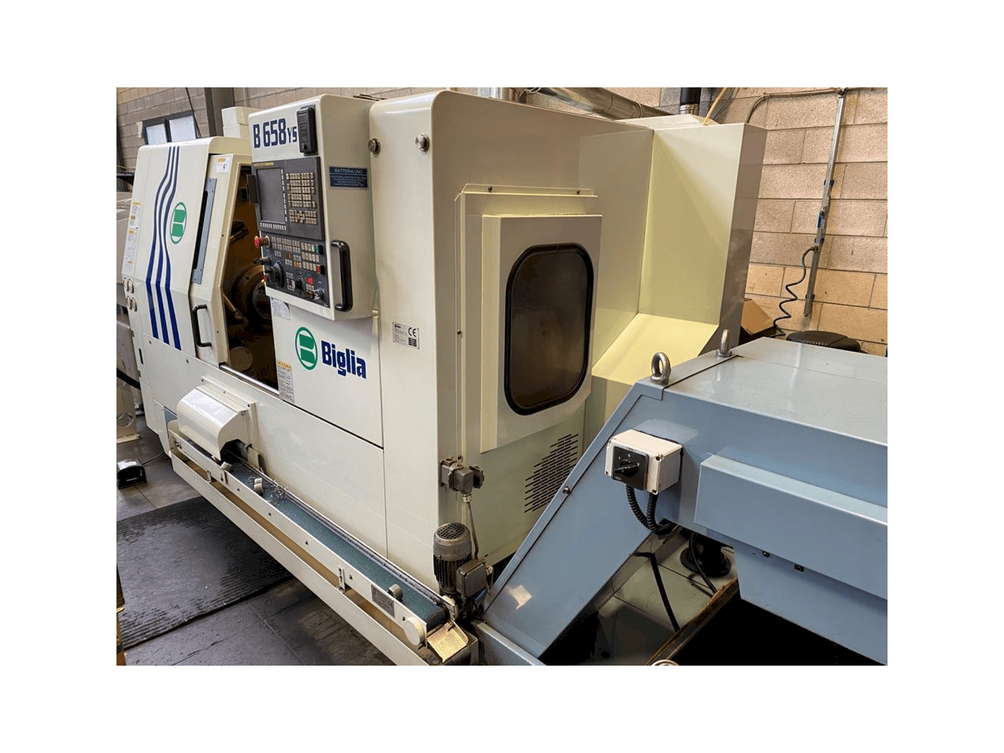 Zijaanzicht van Biglia B658 YS machine