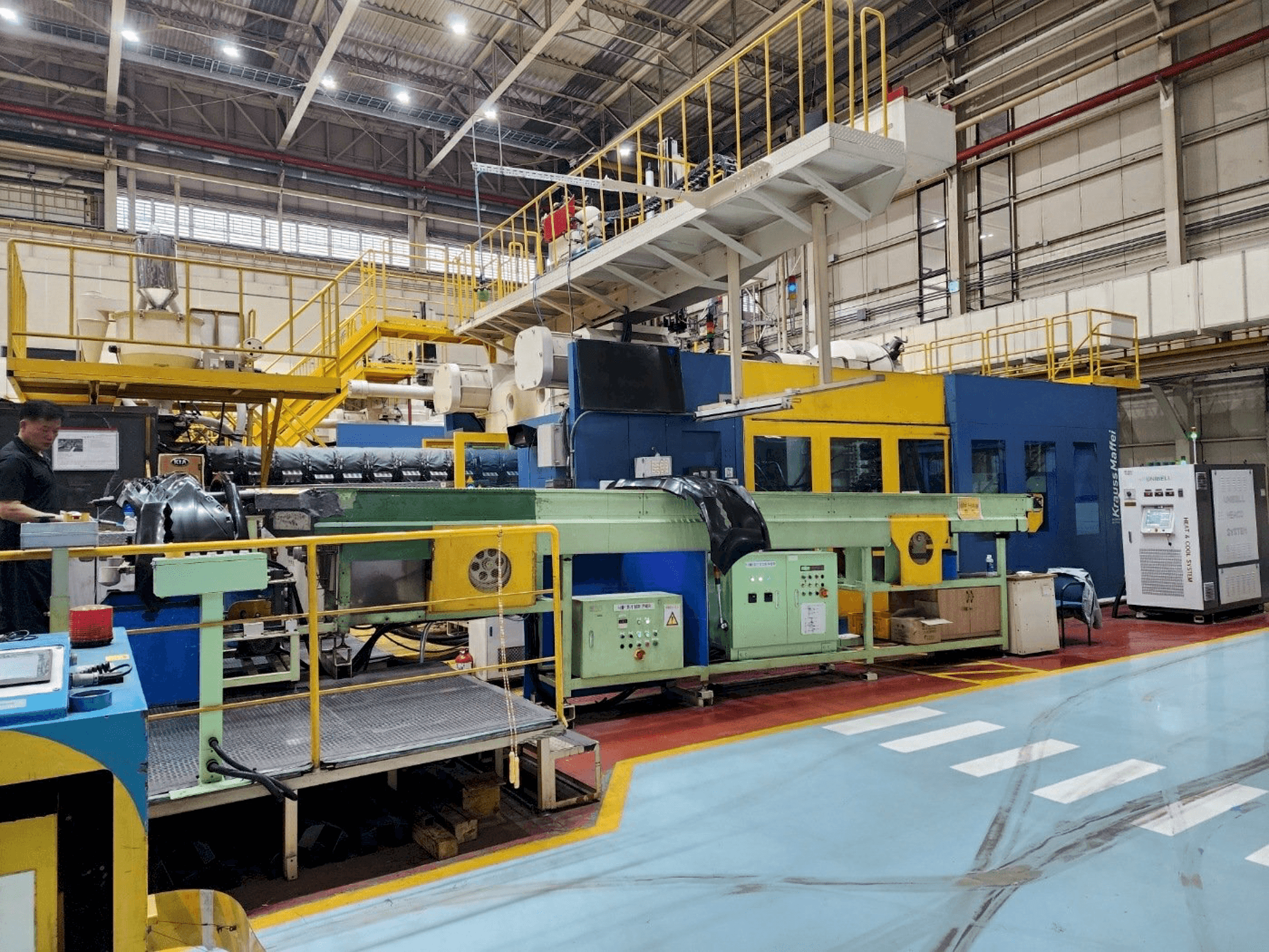 Vooraanzicht van Krauss Maffei 3200-24500 machine