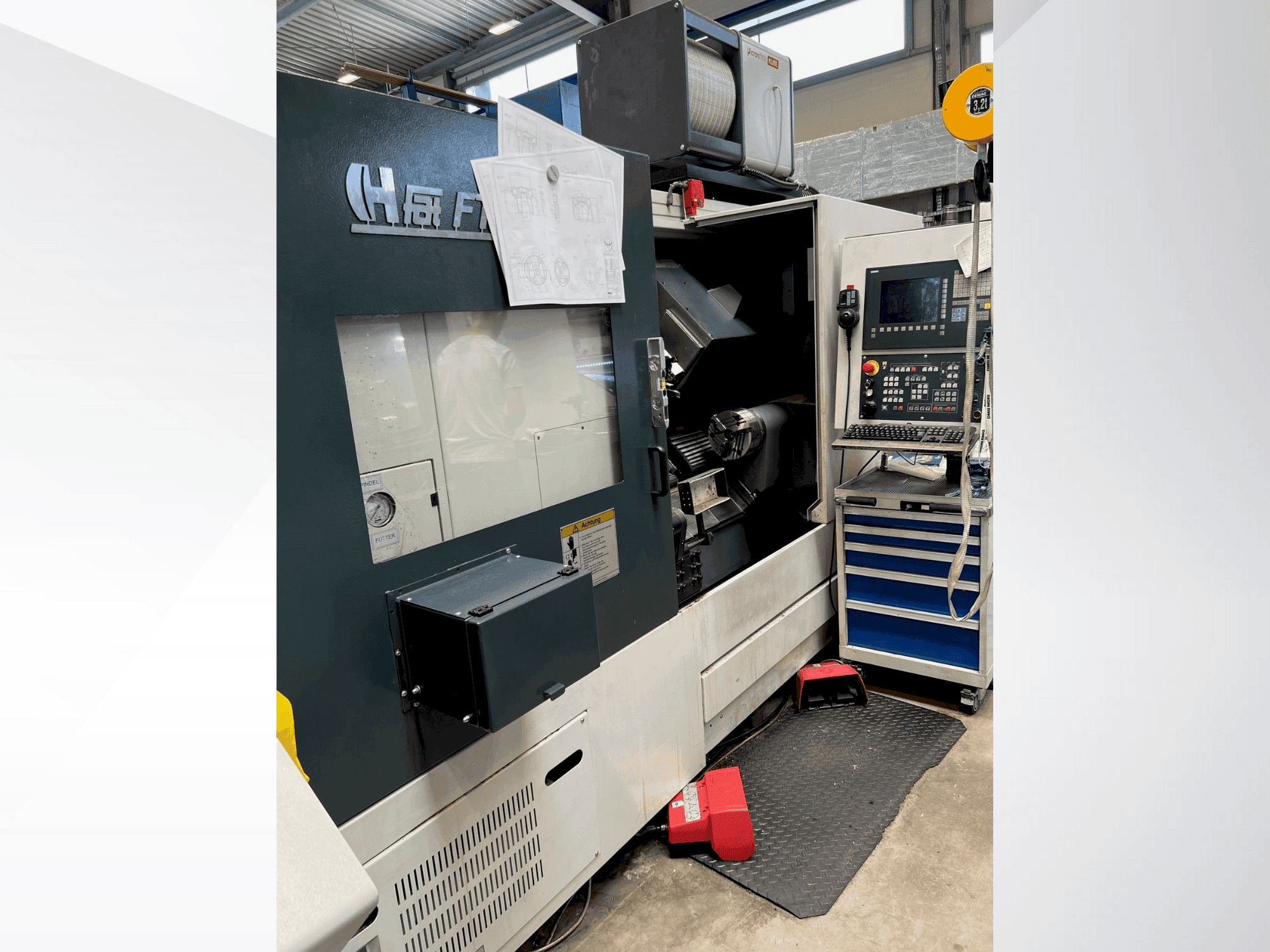 Vooraanzicht van FAT FTM 165 machine