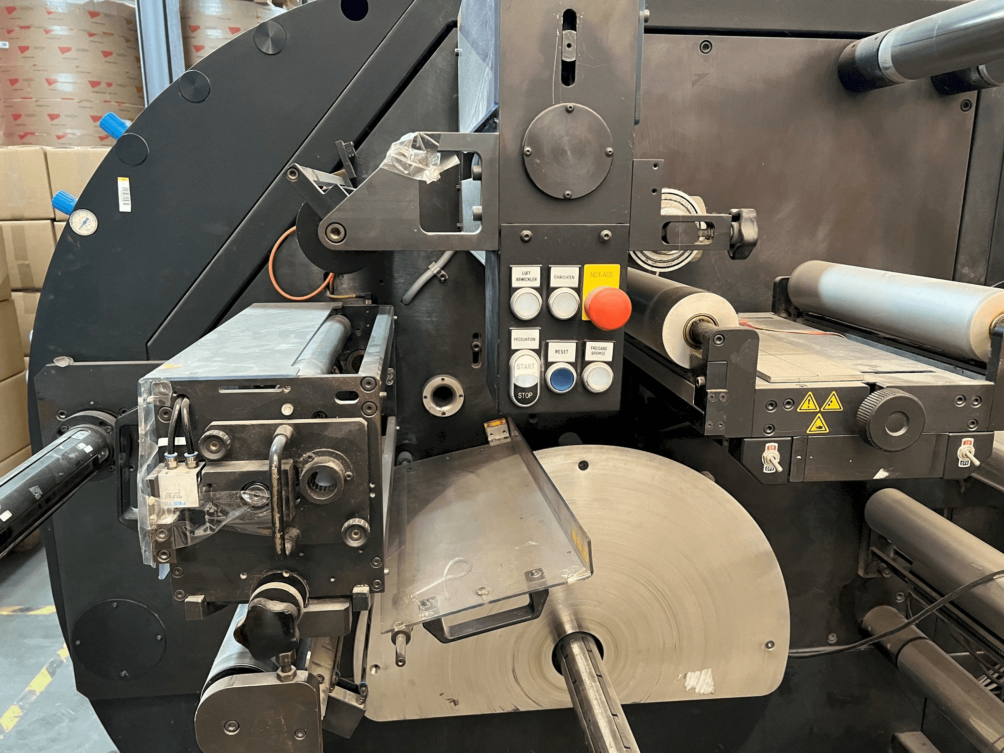 Vooraanzicht van FLEXOR 380B machine