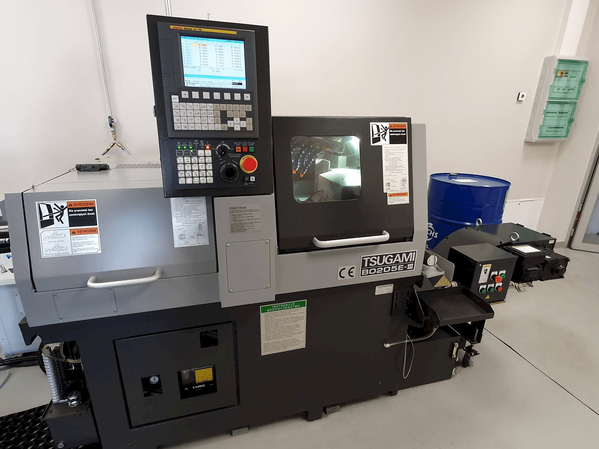 Vooraanzicht van TSUGAMI B0205E-III machine