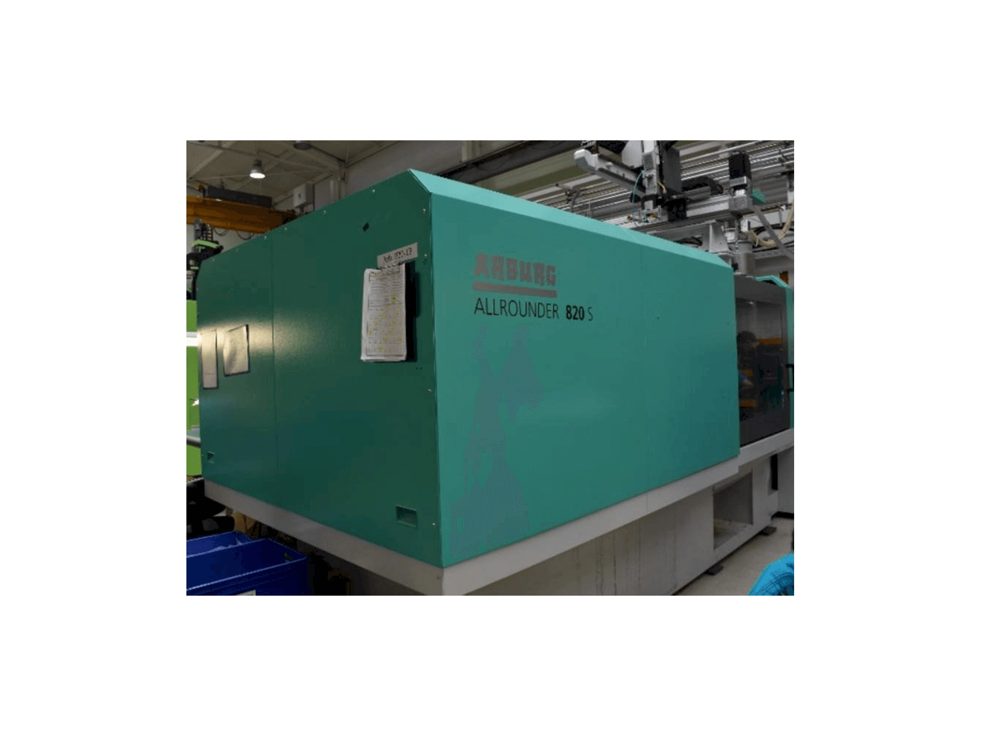 Vooraanzicht van Arburg Allrounder 820 s 4000 - 800 machine