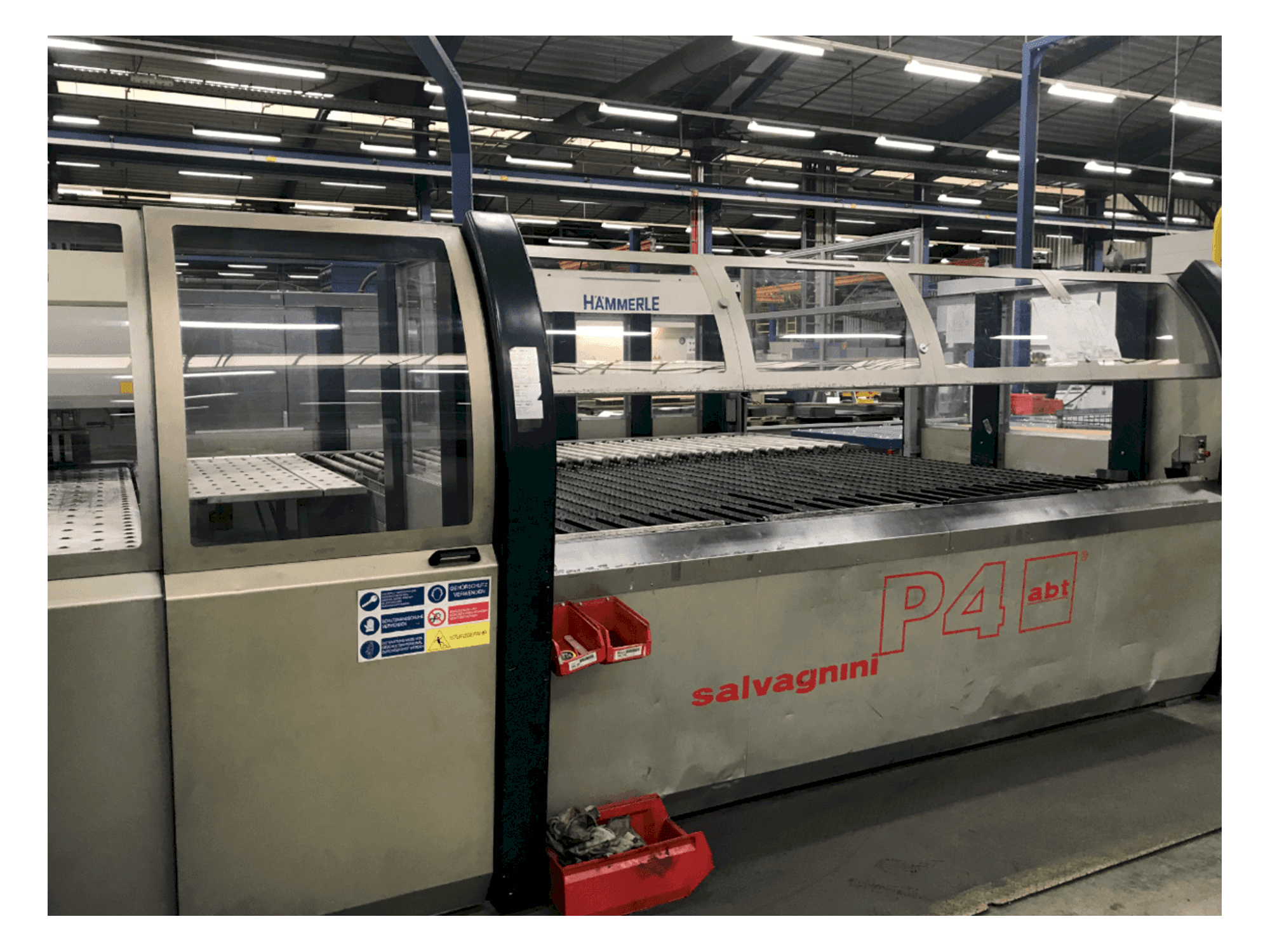 Vooraanzicht van Salvagnini S4S-40 / P4-3216 machine