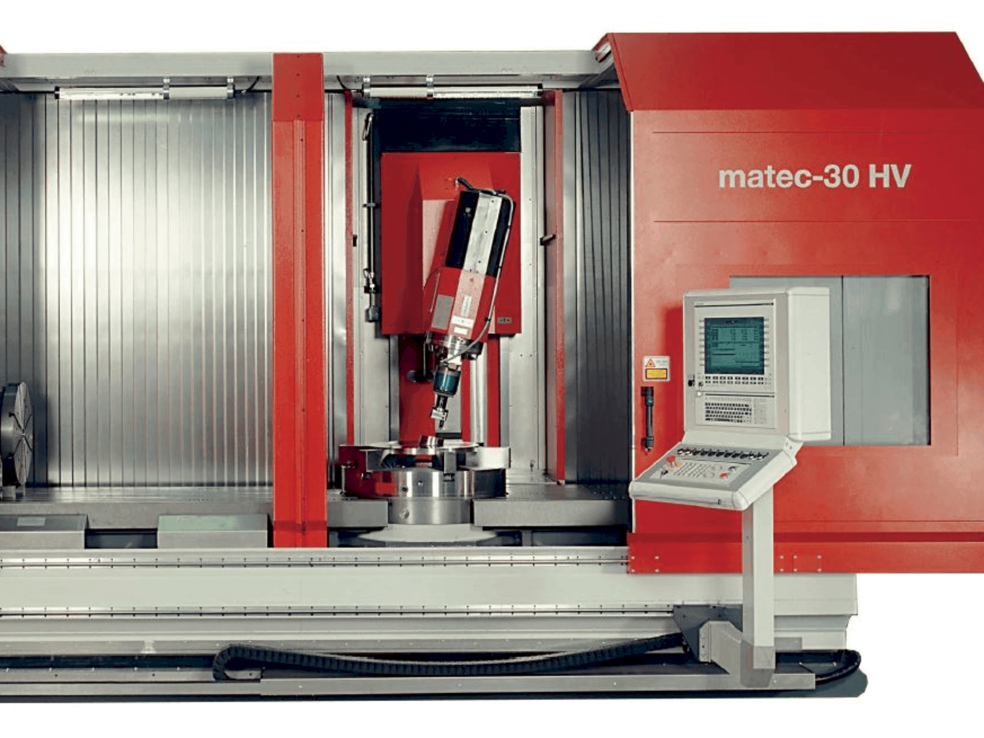 Vooraanzicht van Matec 30 HV machine