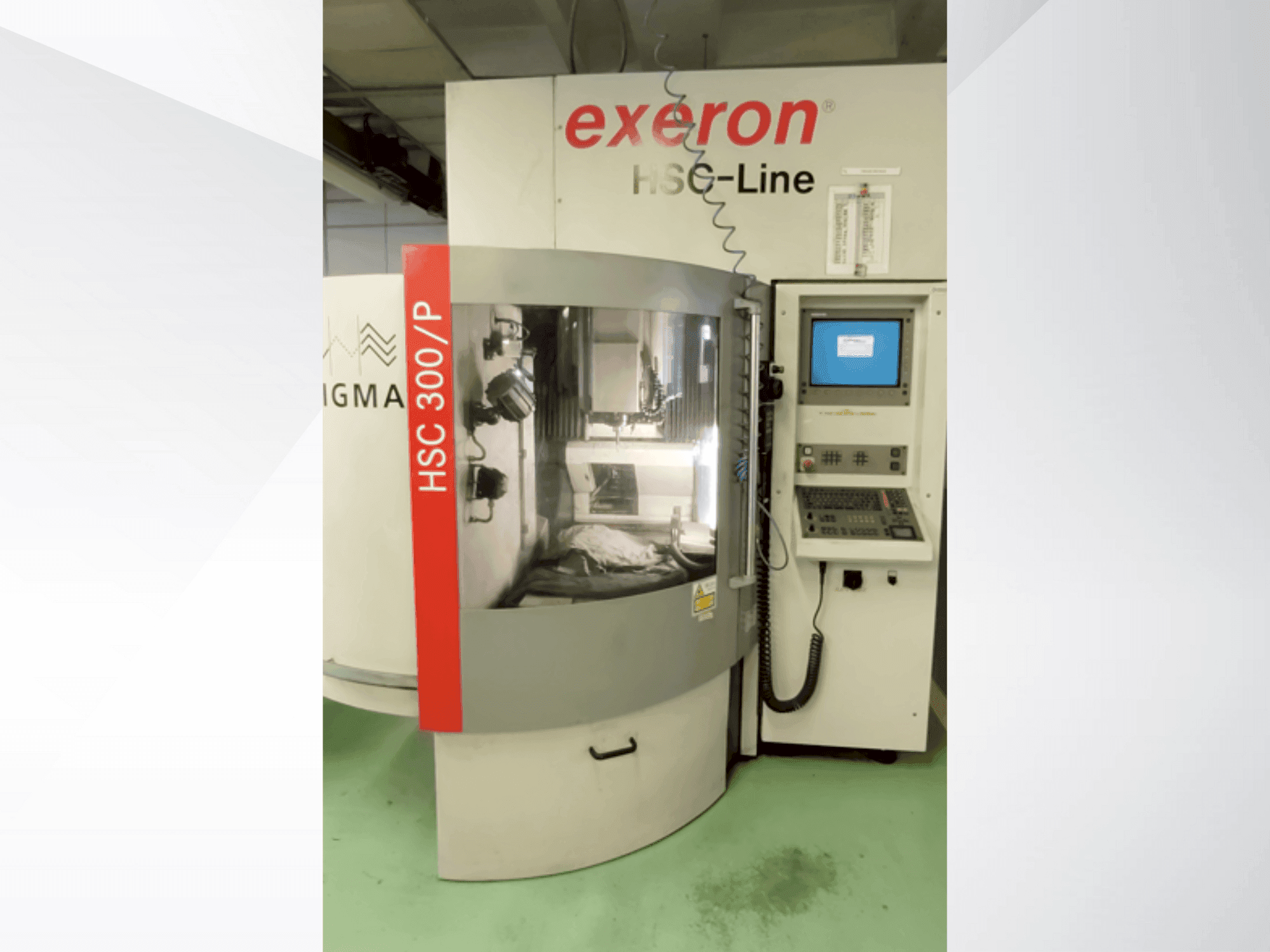 Vooraanzicht van EXTRON Digma HSC 300/P machine