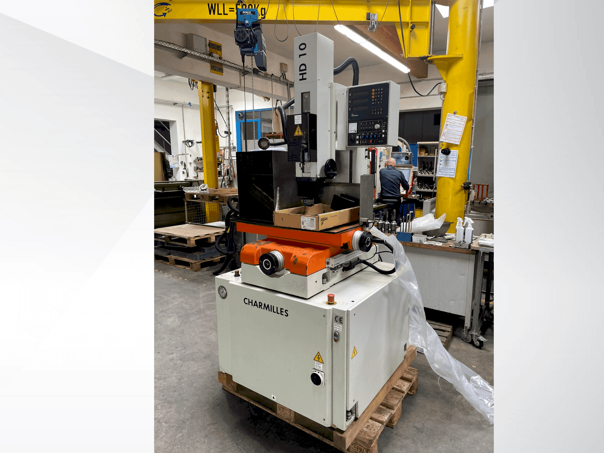 Vooraanzicht van CHARMILLES HD10 machine