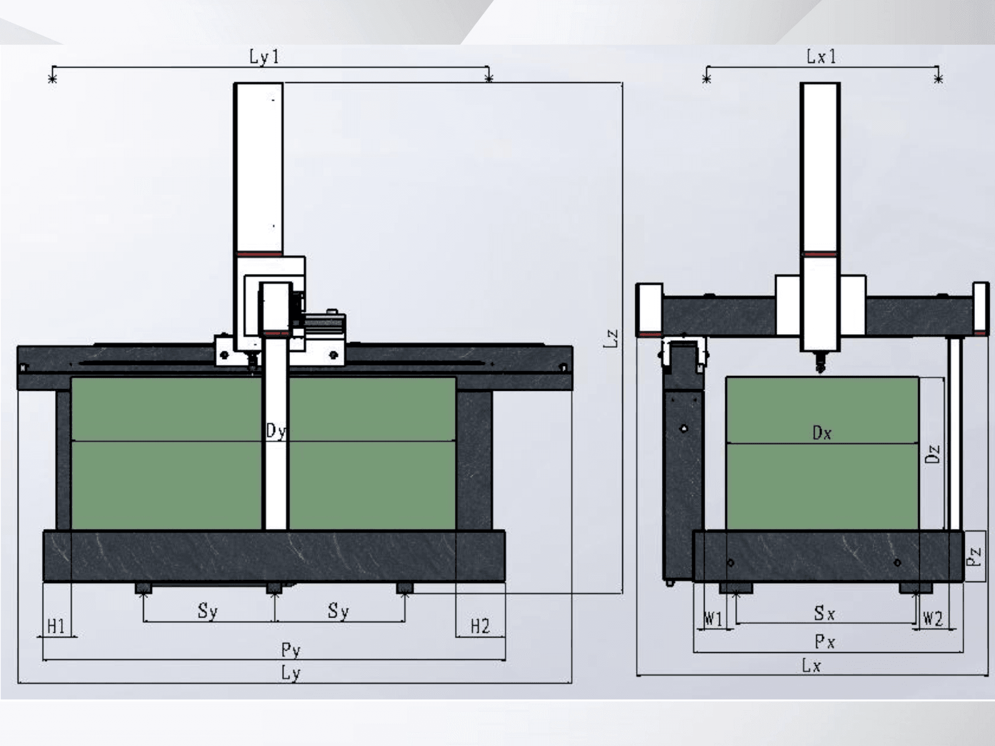 Zijaanzicht van Mora Primus 152012 machine