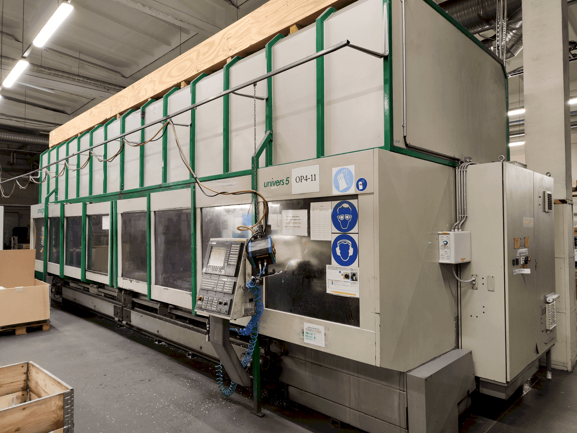Vooraanzicht van Unisign UNIVERS 5 machine