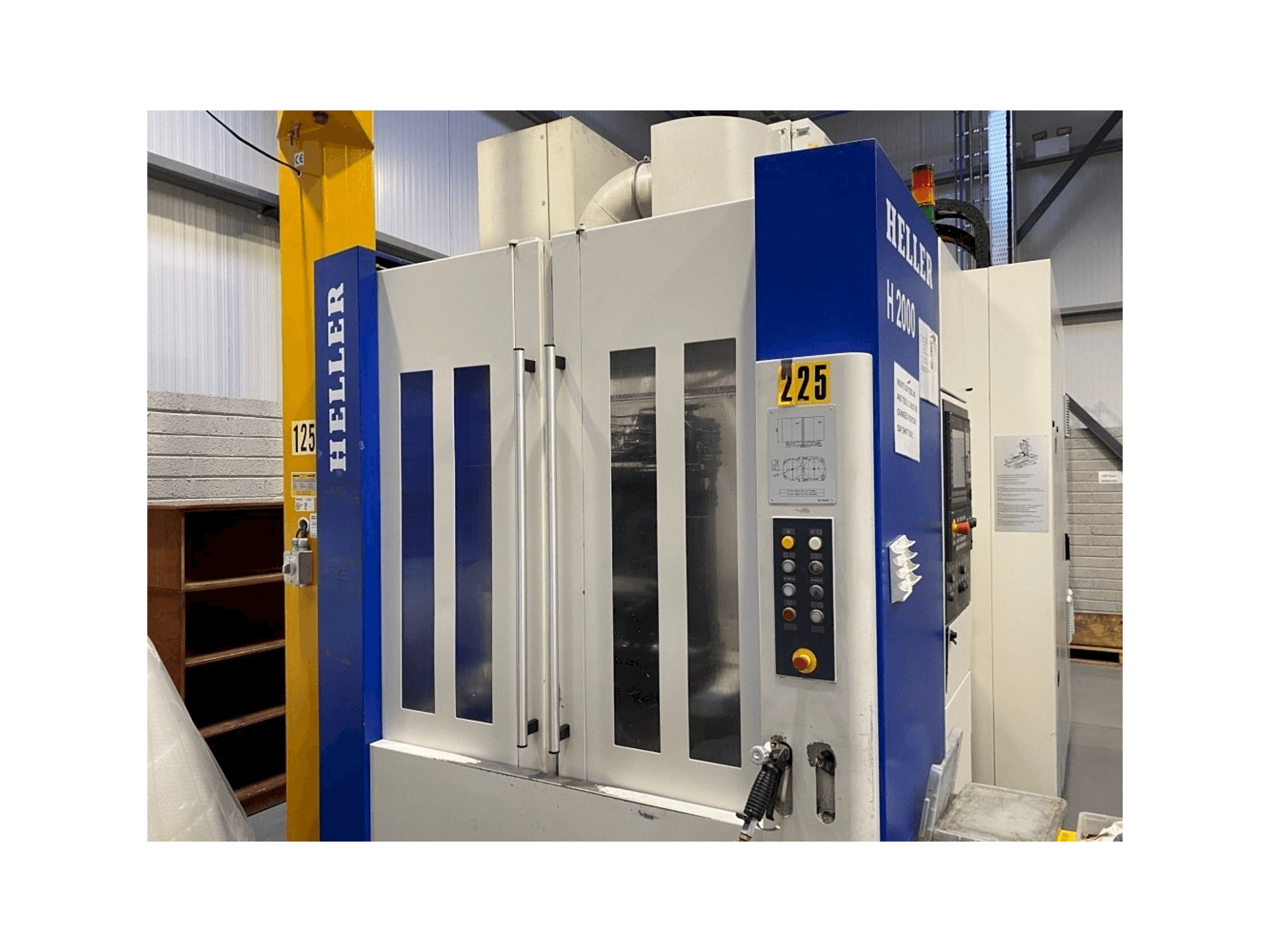 Vooraanzicht van HELLER H 2000 machine