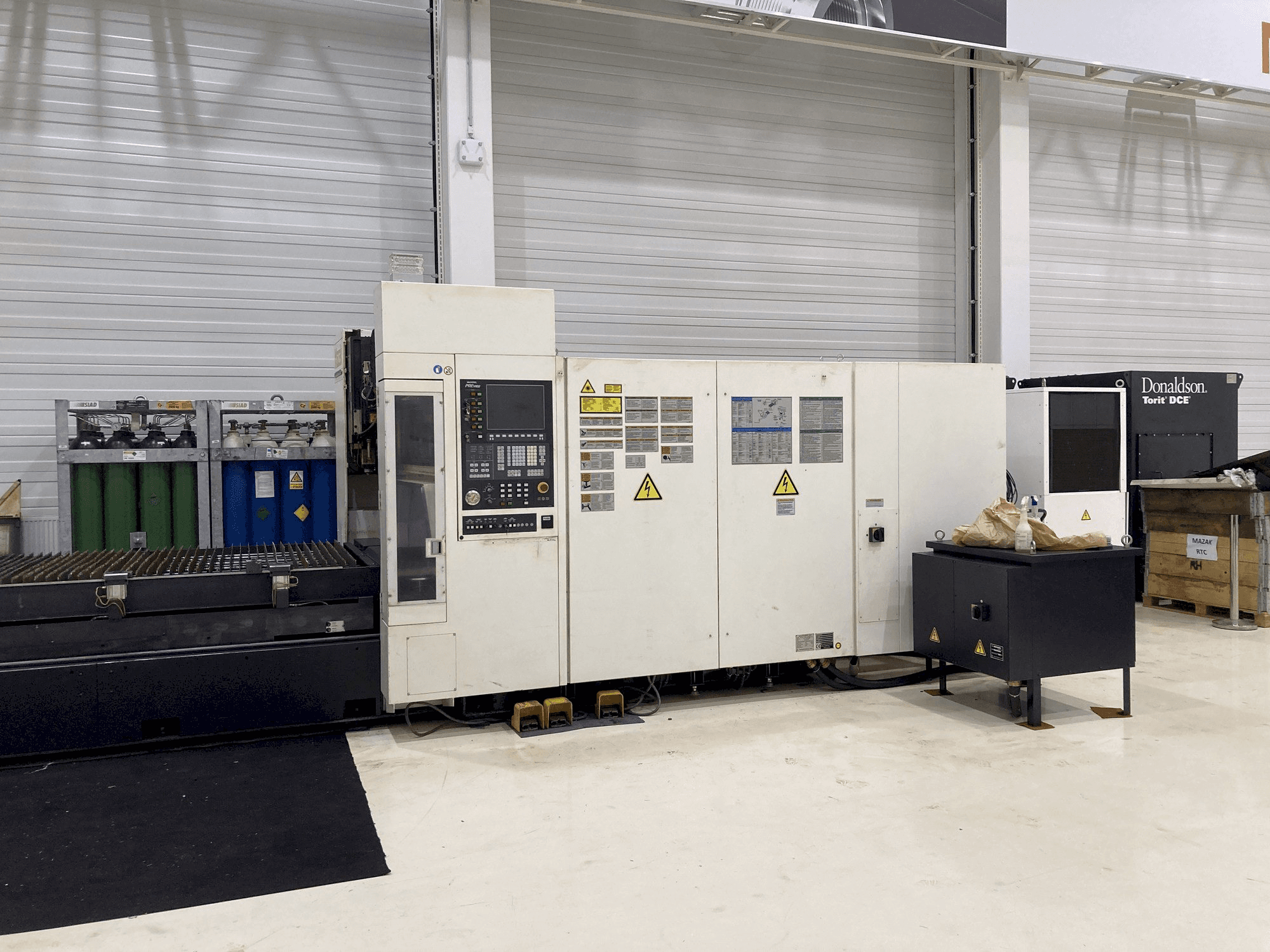 Vooraanzicht van Mazak Super Turbo-X 510 MK III RTC machine