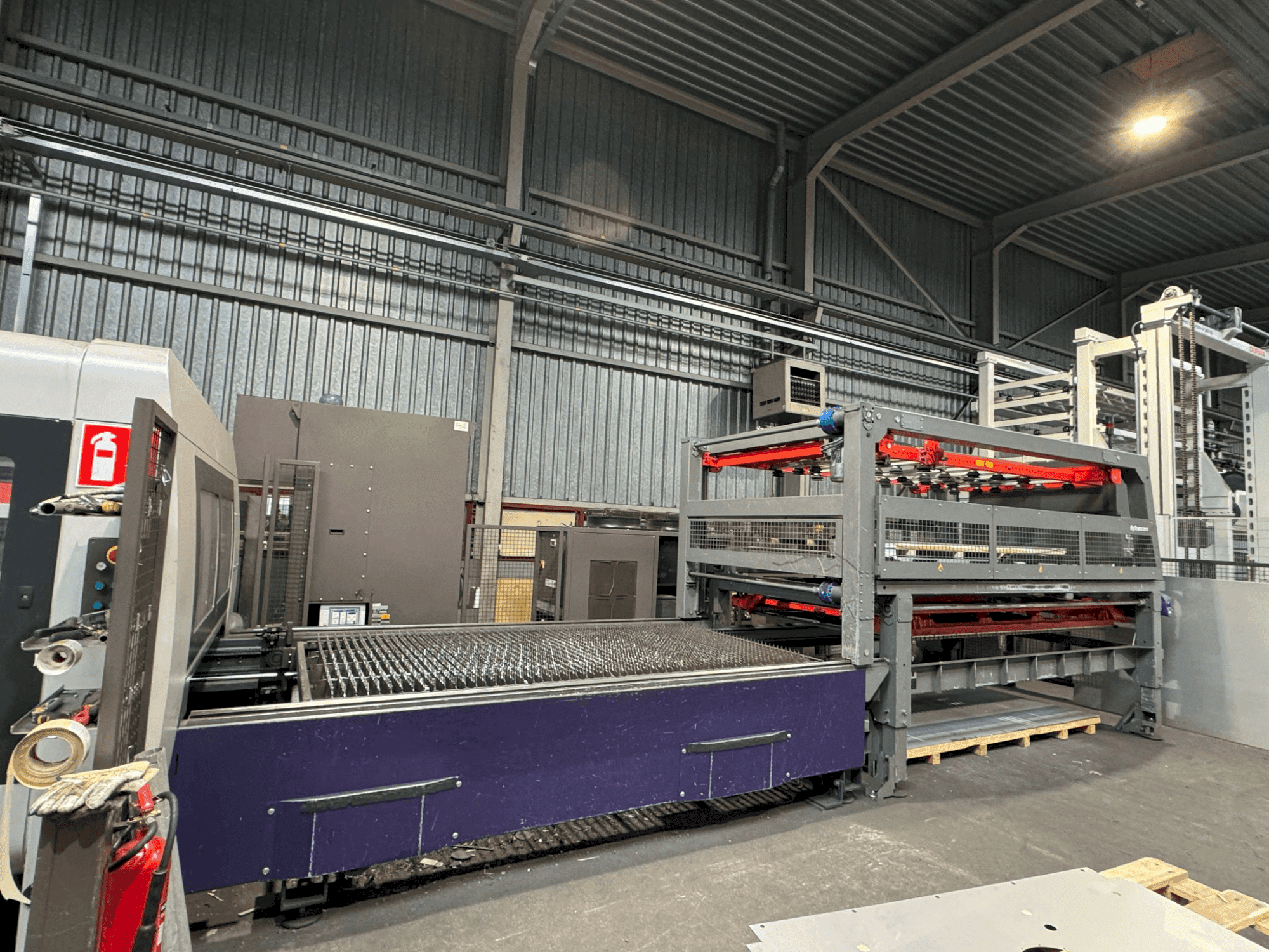 Vooraanzicht van Bystronic ByTrans 3015 Standard machine