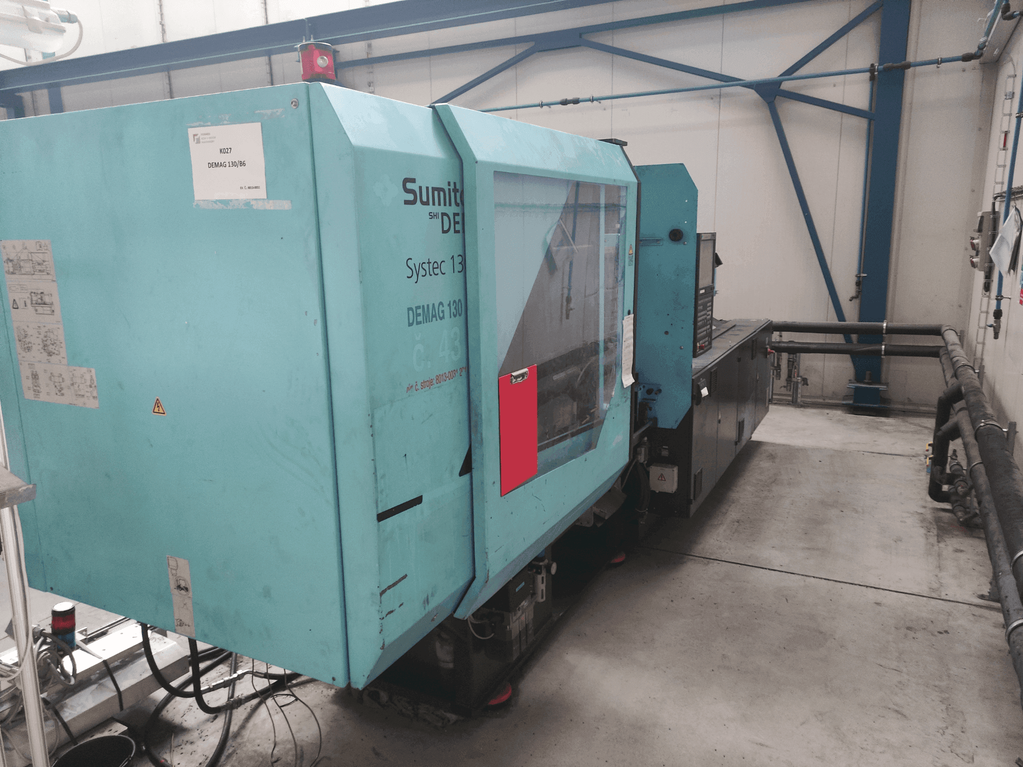 Vooraanzicht van DEMAG Systec 130/475-430 machine