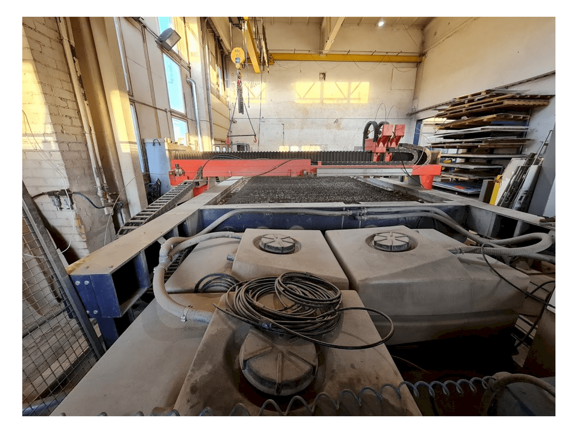 Vooraanzicht van Bystronic ByJet Classic L 6030 machine