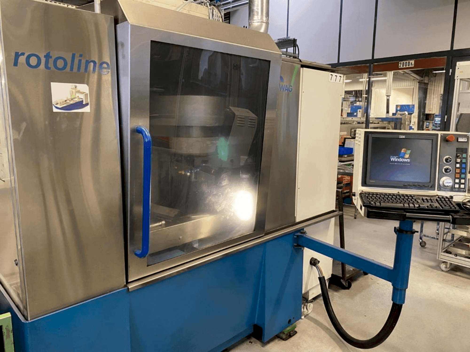 Vooraanzicht van EWAG ROTOLINE 6X machine