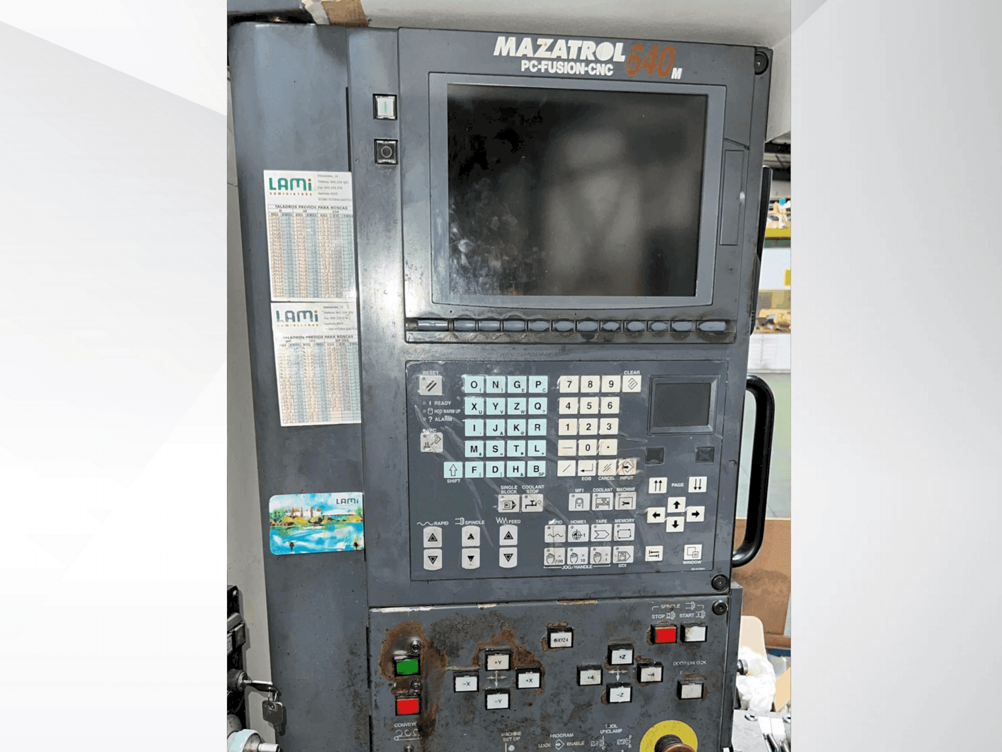 Besturingseenheid van Mazak VTC-B machine