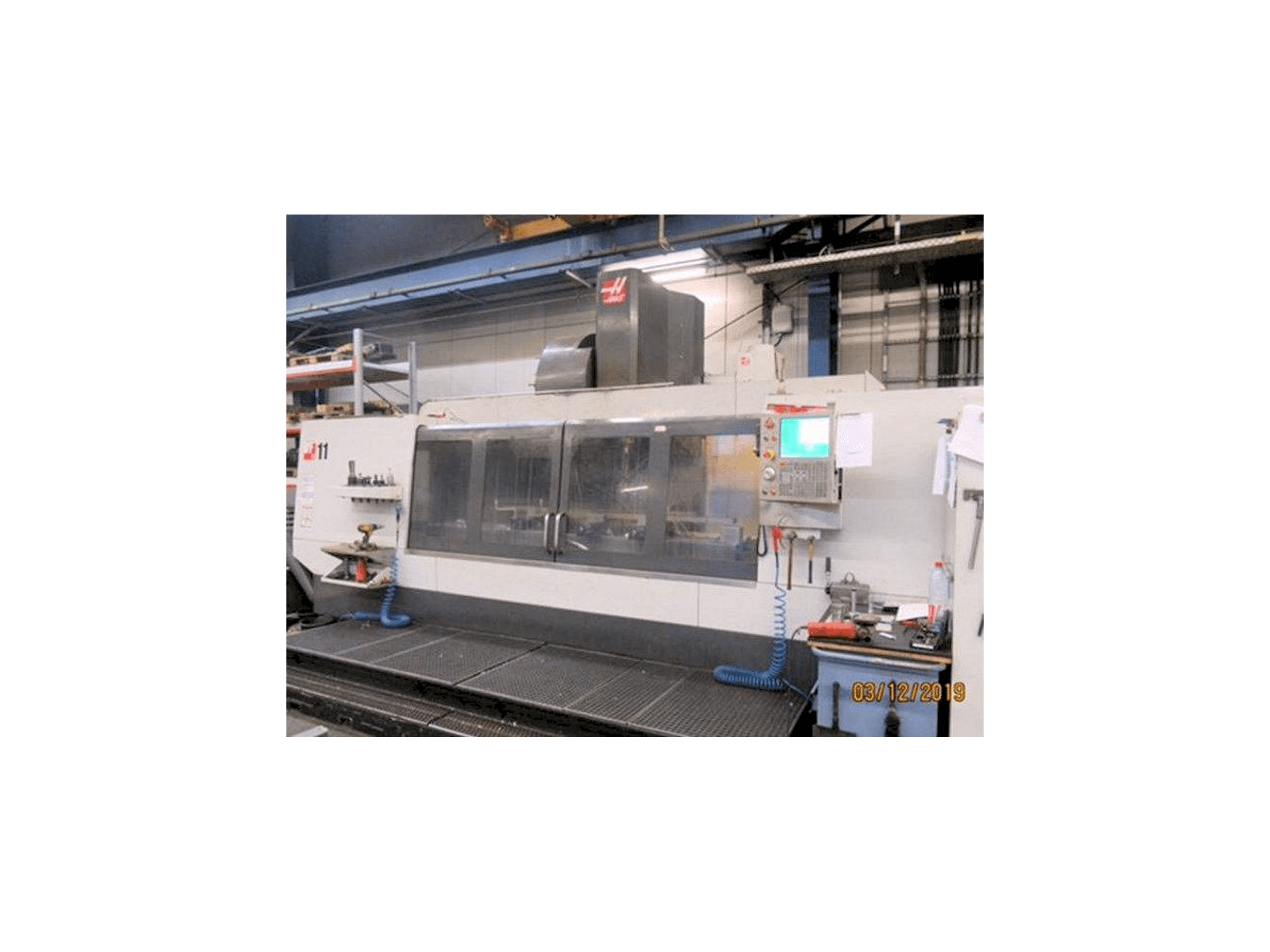 Vooraanzicht van HAAS VF-11/50 machine