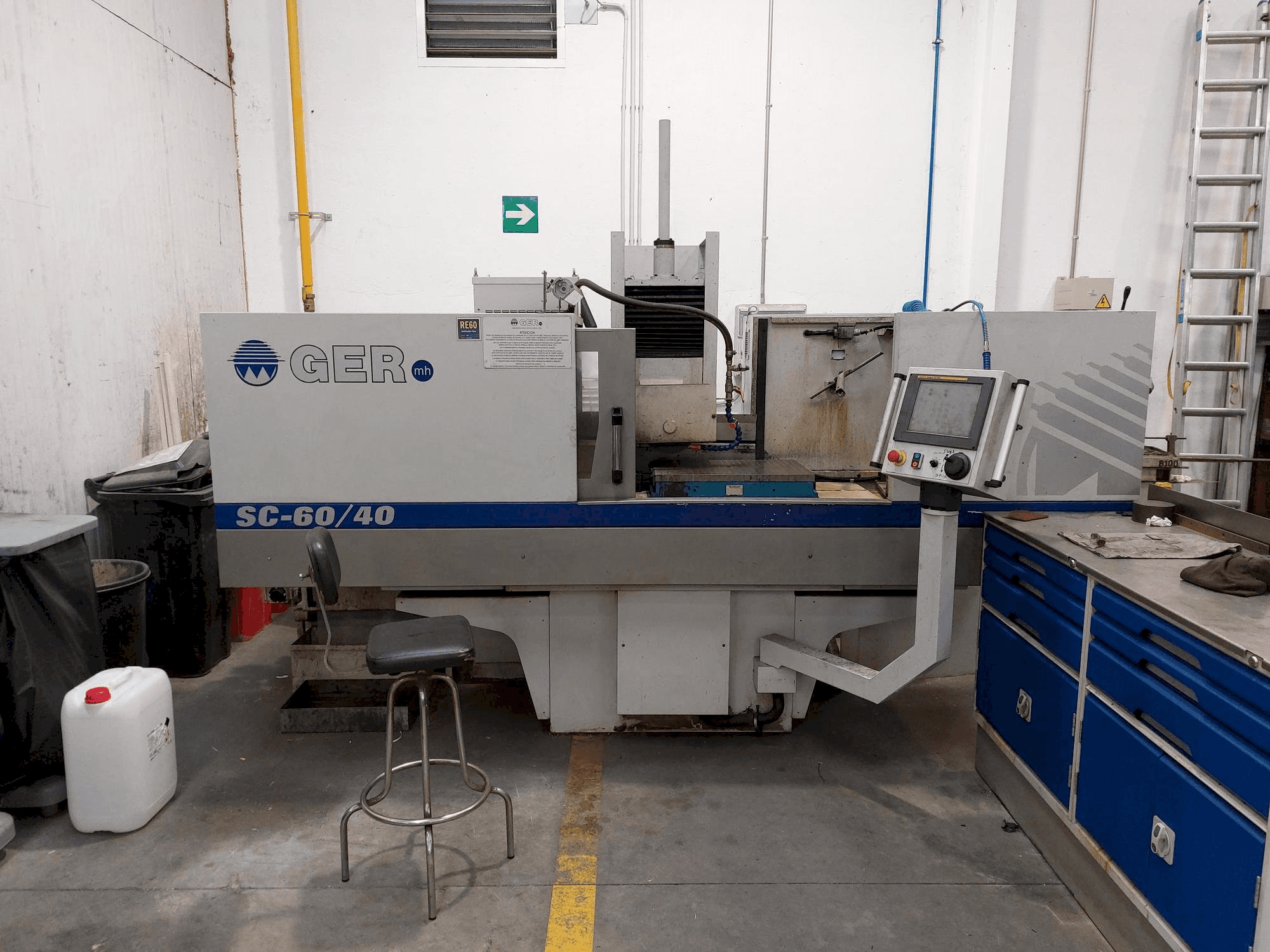 Vooraanzicht van GER SC-60/40 machine